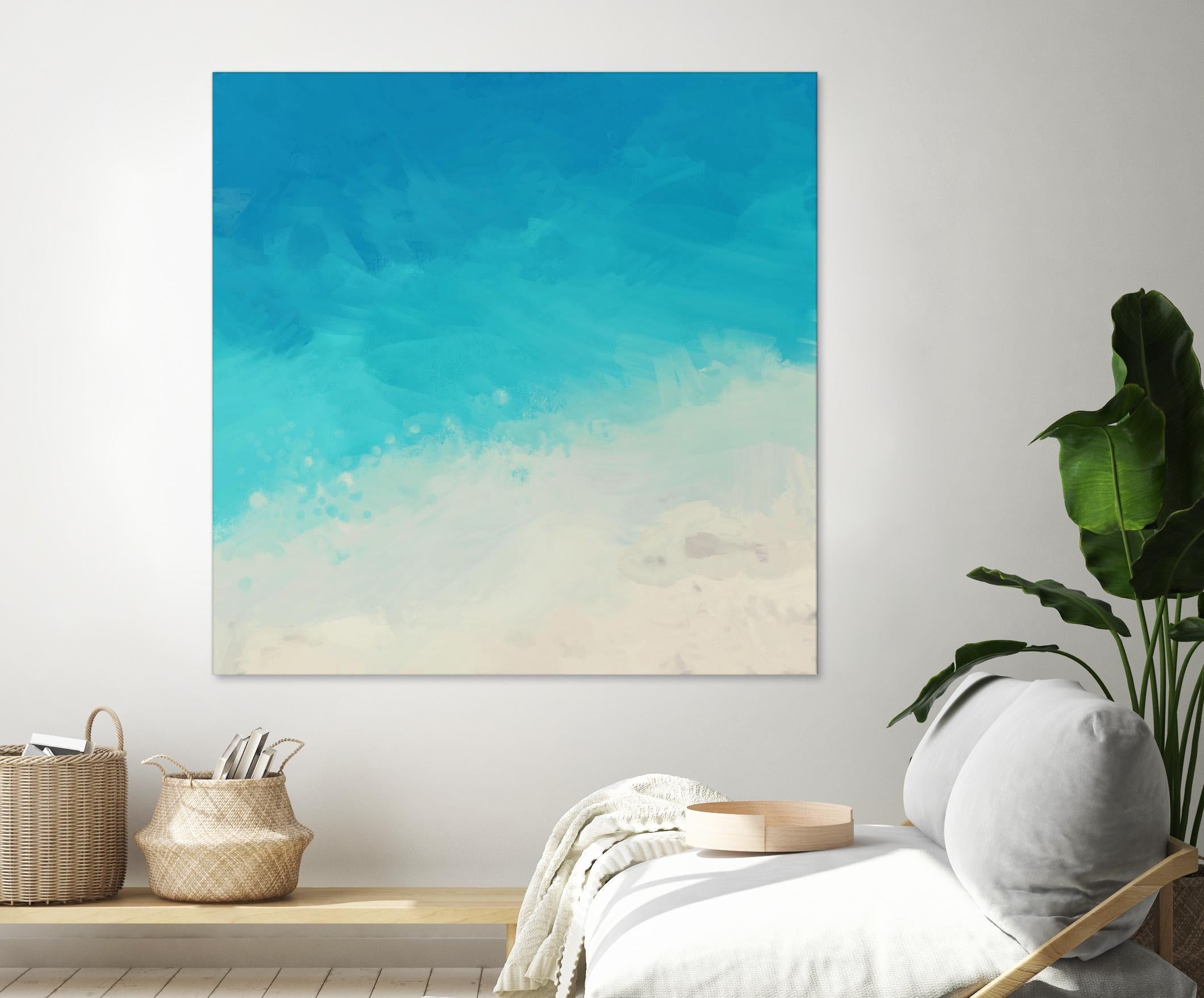 Ocean Blue Sea II by Dan Meneely on GIANT ART - abstract coastal