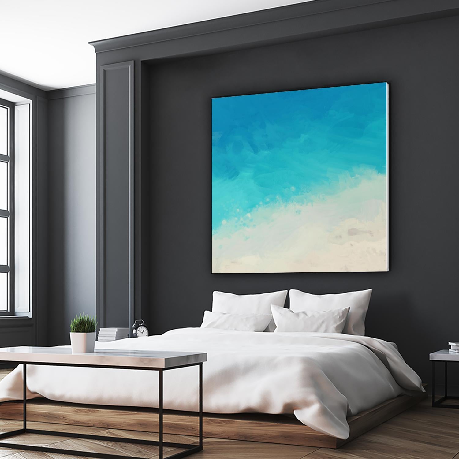 Ocean Blue Sea II by Dan Meneely on GIANT ART - abstract coastal