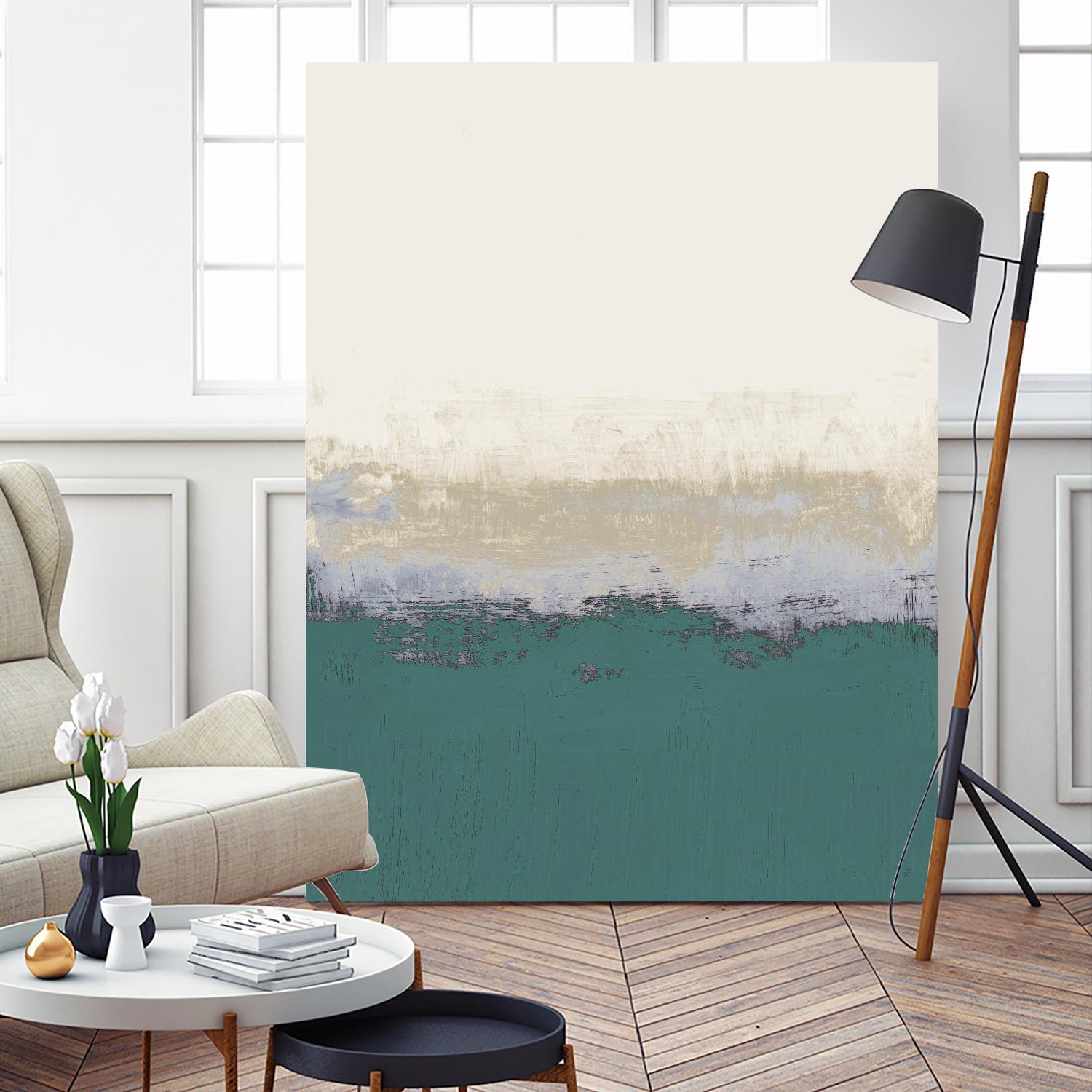 Teal Forever And A Day I by Lanie Loreth on GIANT ART - abstract