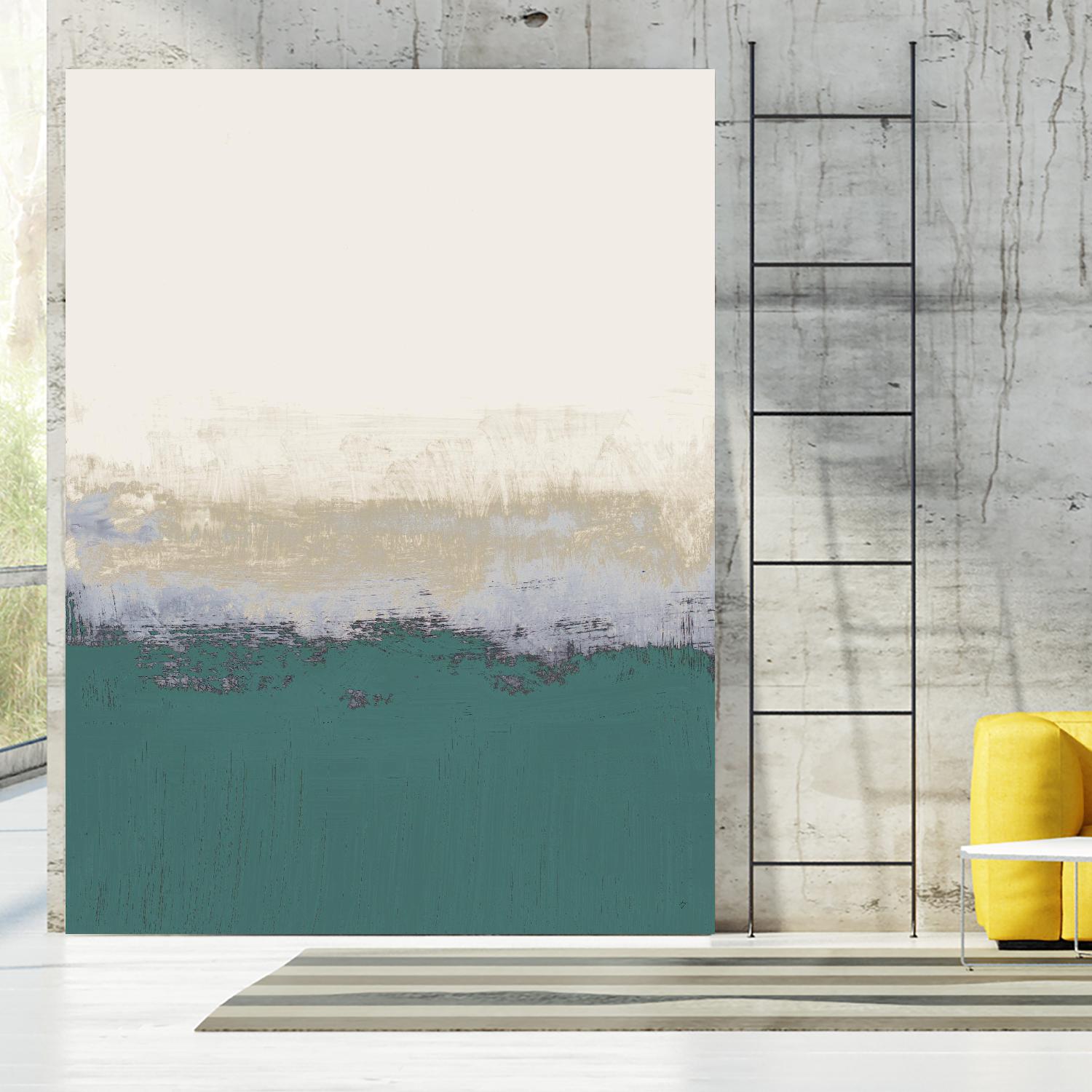 Teal Forever And A Day I by Lanie Loreth on GIANT ART - abstract