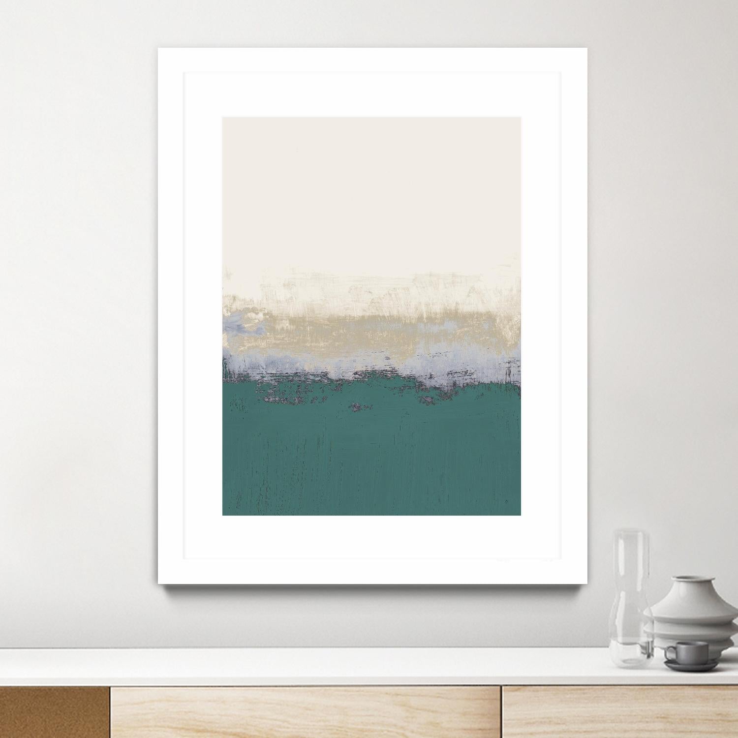 Teal Forever And A Day I by Lanie Loreth on GIANT ART - abstract