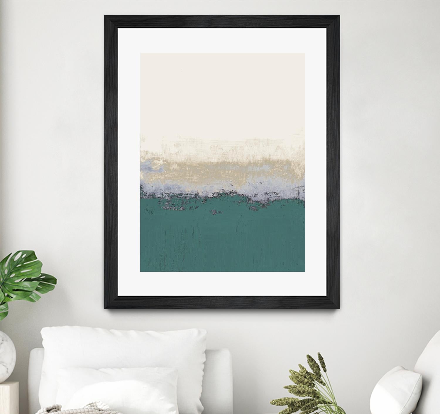 Teal Forever And A Day I by Lanie Loreth on GIANT ART - abstract