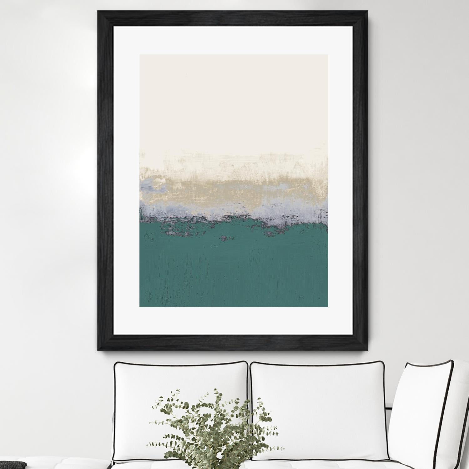 Teal Forever And A Day I by Lanie Loreth on GIANT ART - abstract