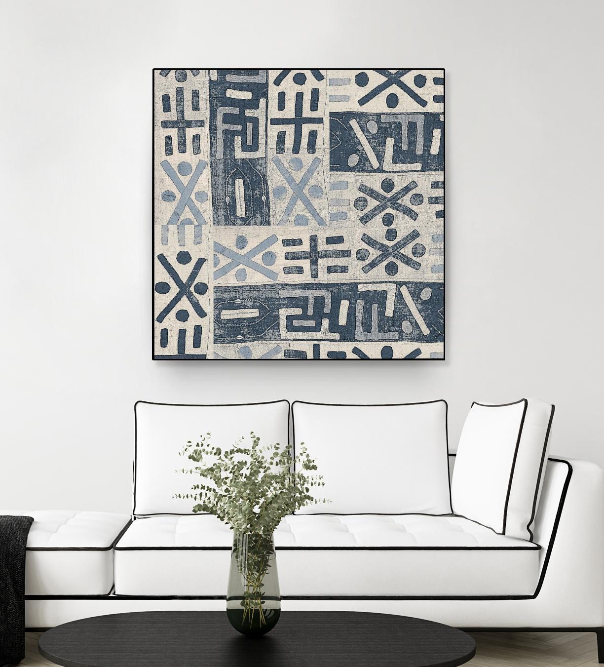 Neutral Mudcloth Pattern by Nicholas Biscardi on GIANT ART - pattern abstract