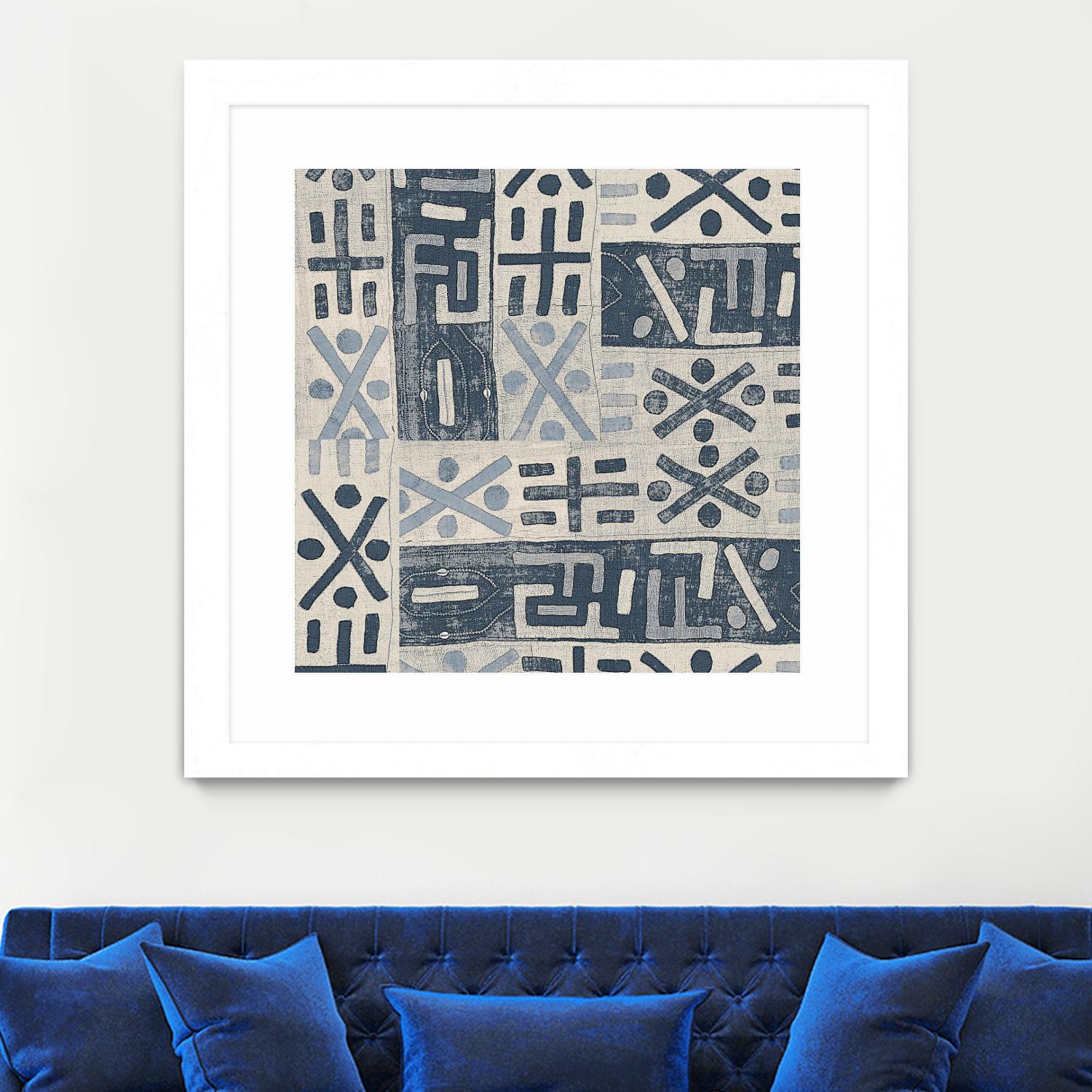 Neutral Mudcloth Pattern by Nicholas Biscardi on GIANT ART - pattern abstract