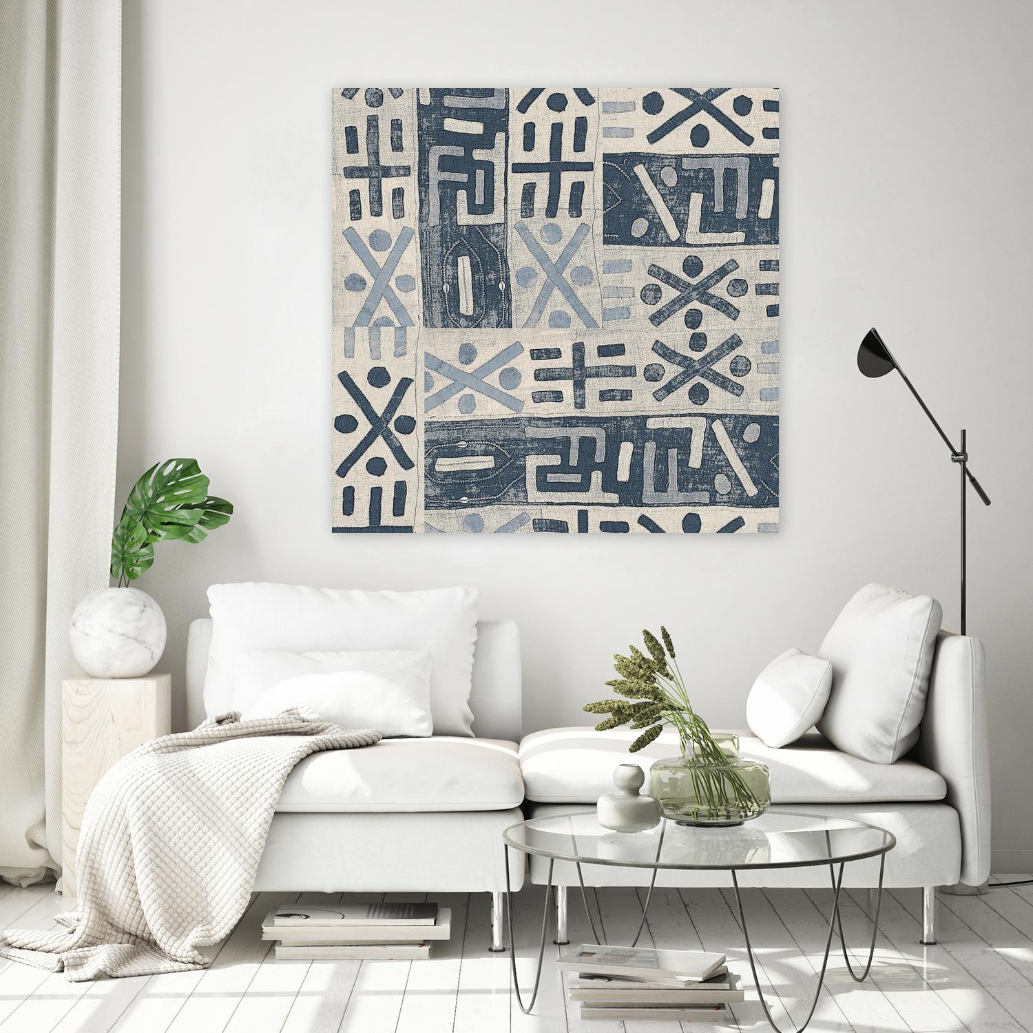 Neutral Mudcloth Pattern by Nicholas Biscardi on GIANT ART - pattern abstract