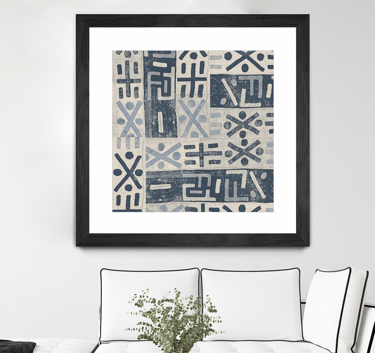 Neutral Mudcloth Pattern by Nicholas Biscardi on GIANT ART - pattern abstract