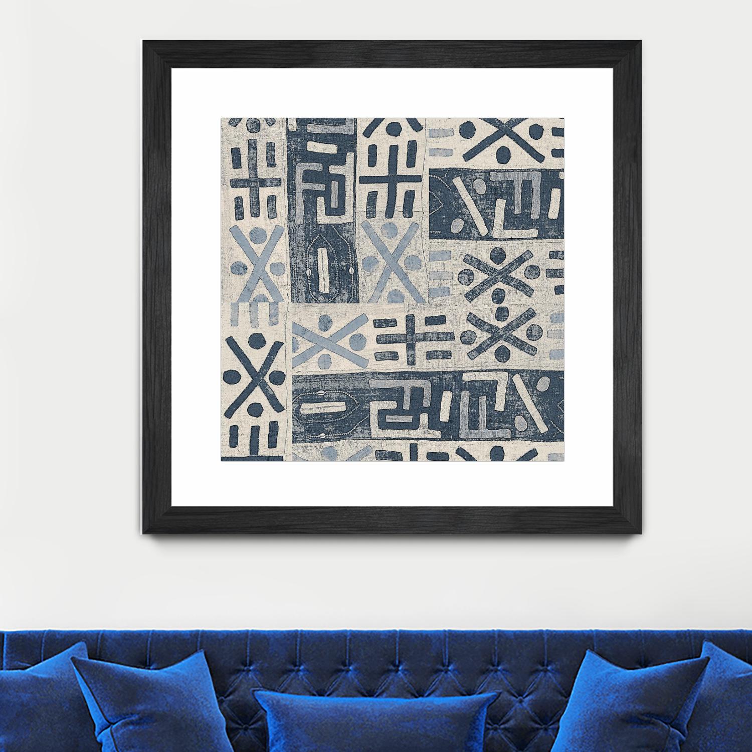 Neutral Mudcloth Pattern by Nicholas Biscardi on GIANT ART - pattern abstract