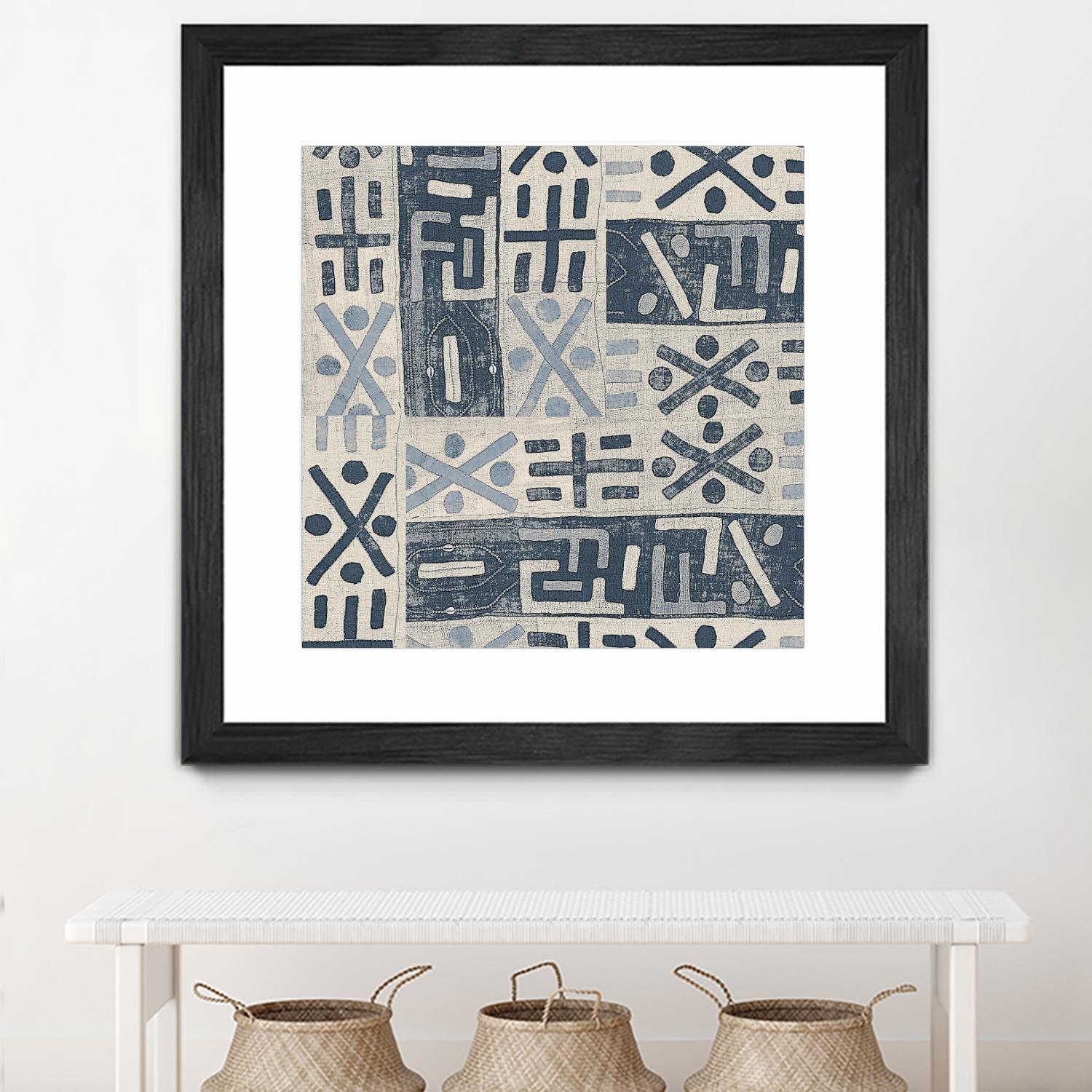 Neutral Mudcloth Pattern by Nicholas Biscardi on GIANT ART - pattern abstract