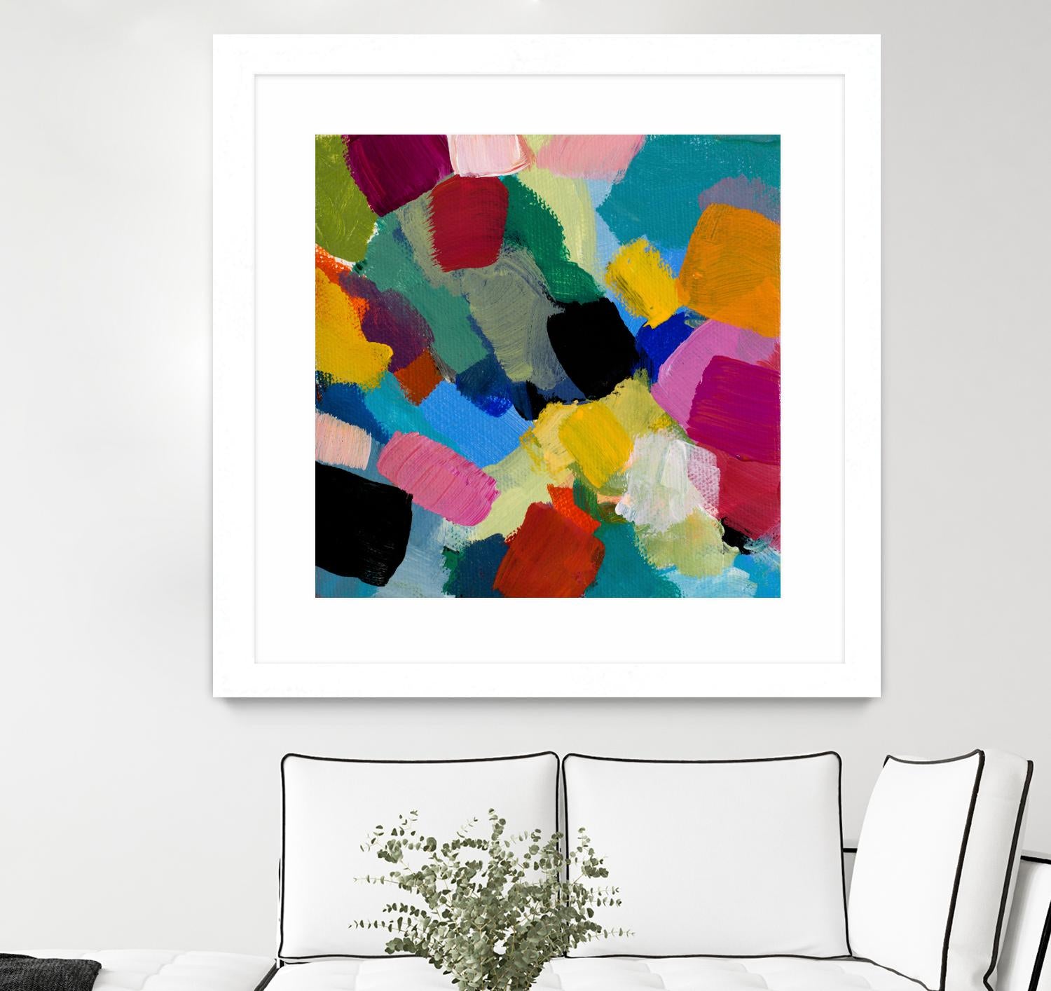 Spring Confetti II by Lanie Loreth on GIANT ART - pink abstract