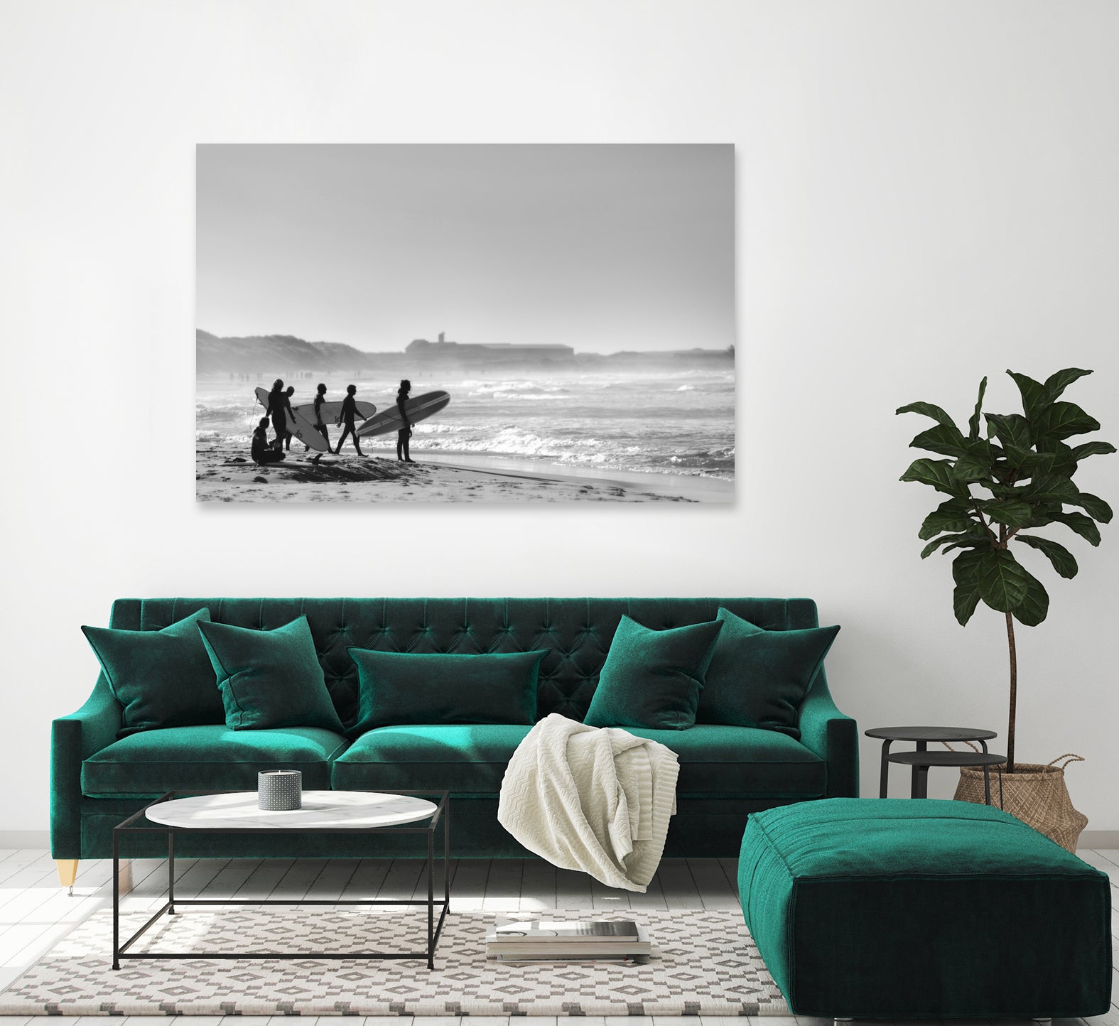 Checking the Waves V2 by Thomas Tepstad Berge on GIANT ART - beach photography beach