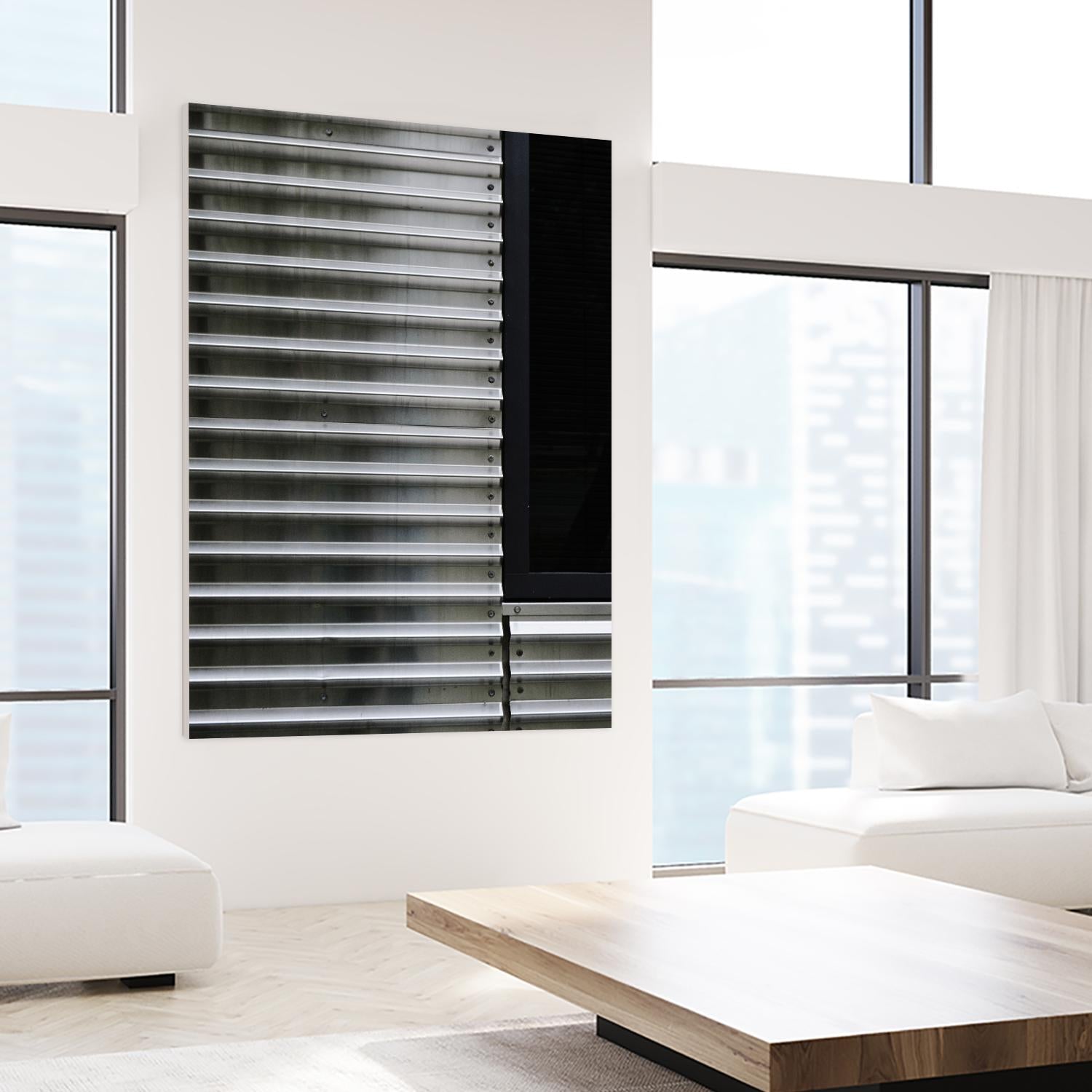 Steel Vision by Nancy Crowell on GIANT ART - white photo art