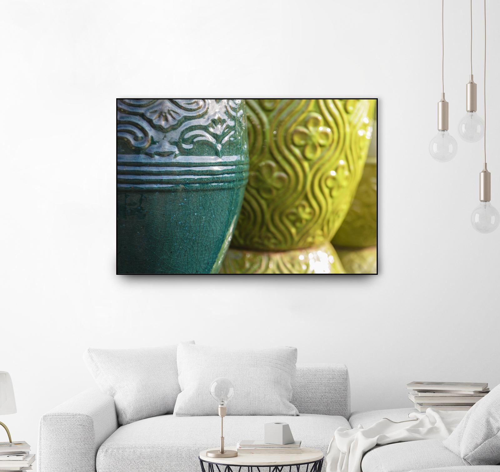Pottery by Nancy Crowell on GIANT ART - green photo art
