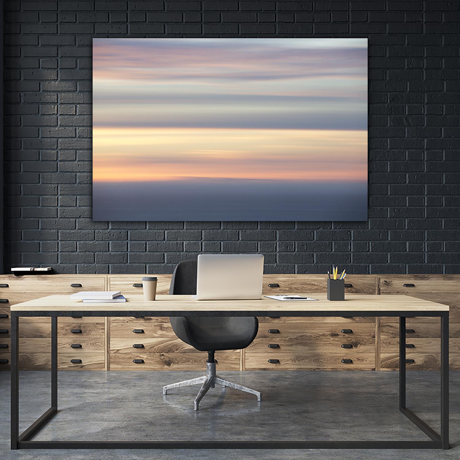 Ocean Kisses Sky by Erle KaCee on GIANT ART - blue photo art