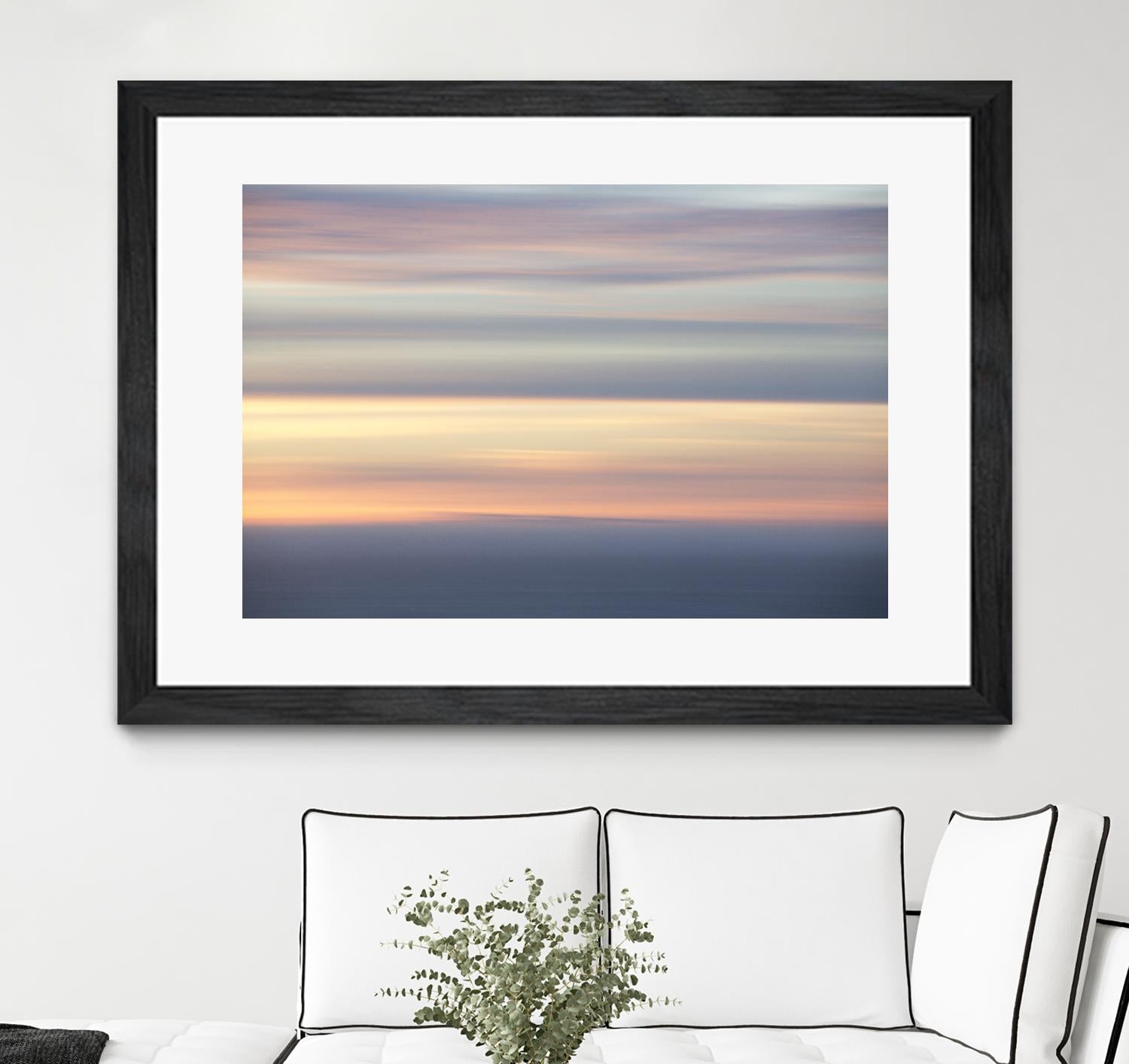 Ocean Kisses Sky by Erle KaCee on GIANT ART - blue photo art