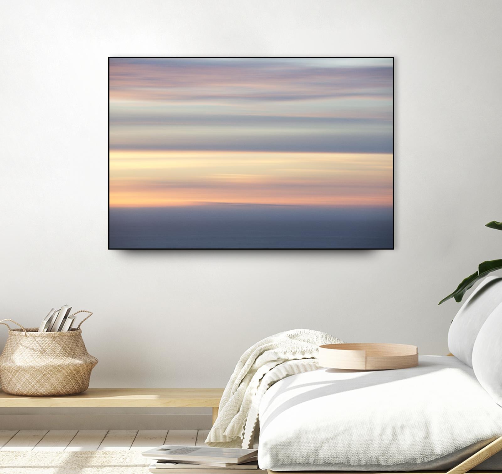 Ocean Kisses Sky by Erle KaCee on GIANT ART - blue photo art