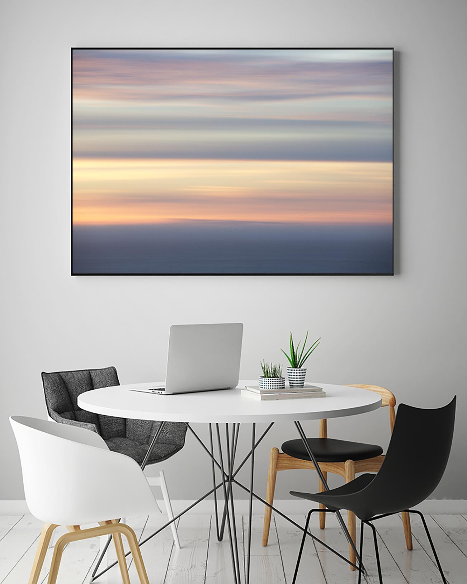 Ocean Kisses Sky by Erle KaCee on GIANT ART - blue photo art