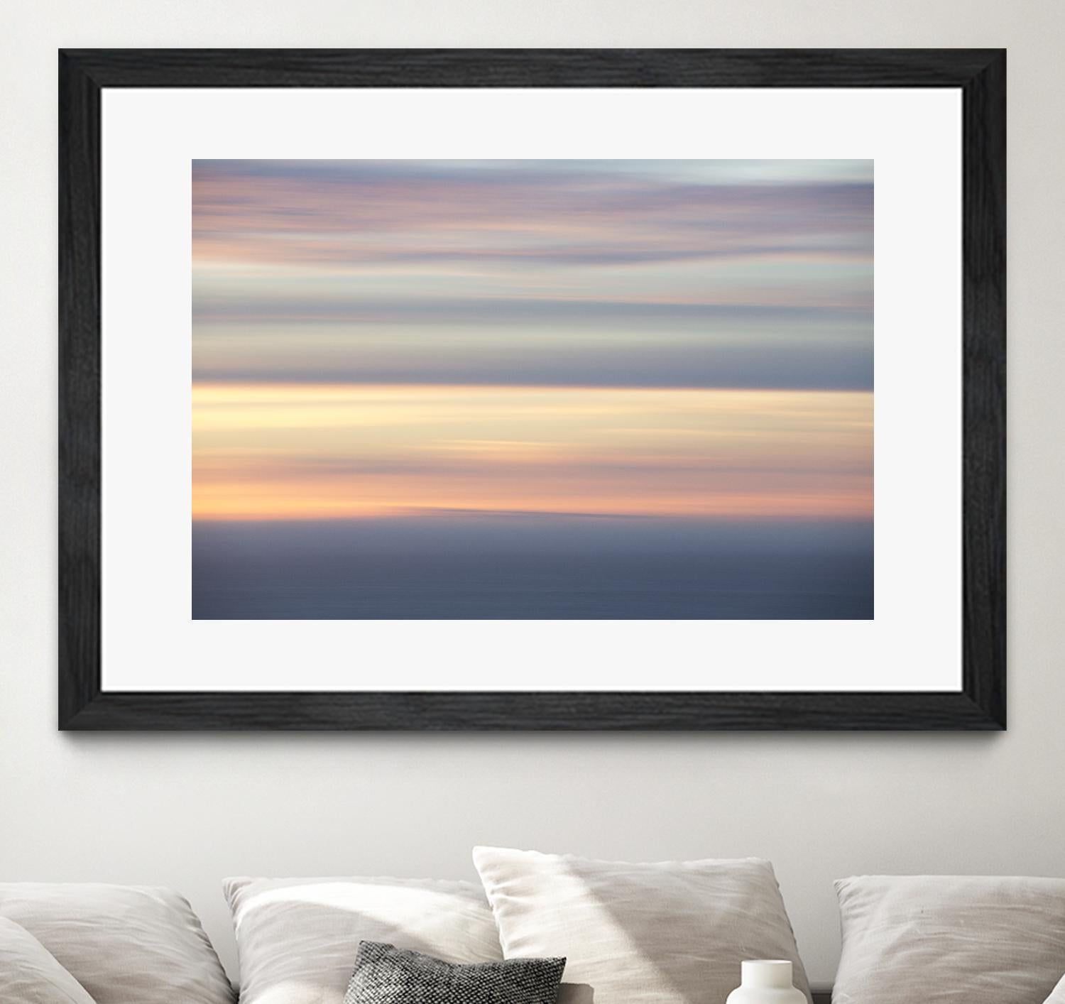 Ocean Kisses Sky by Erle KaCee on GIANT ART - blue photo art