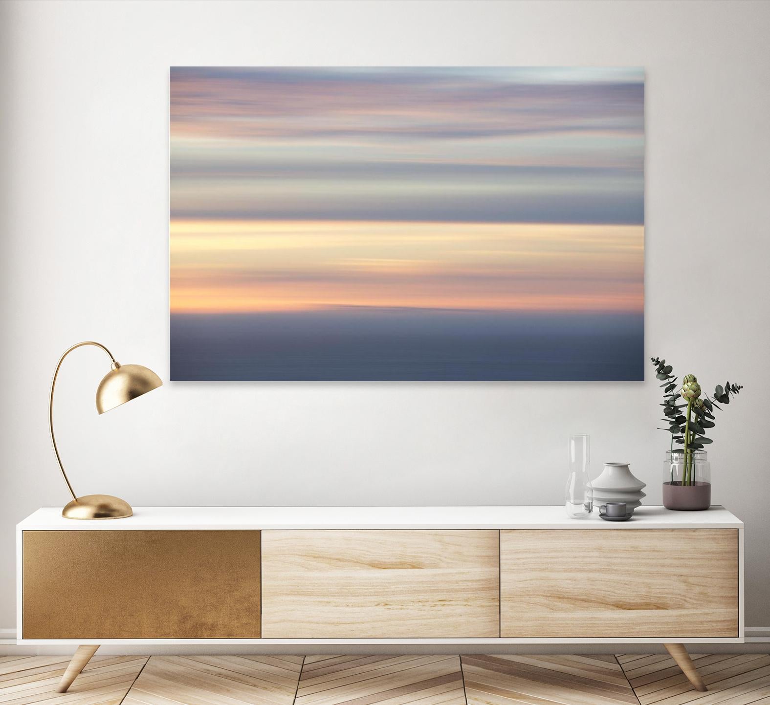 Ocean Kisses Sky by Erle KaCee on GIANT ART - blue photo art