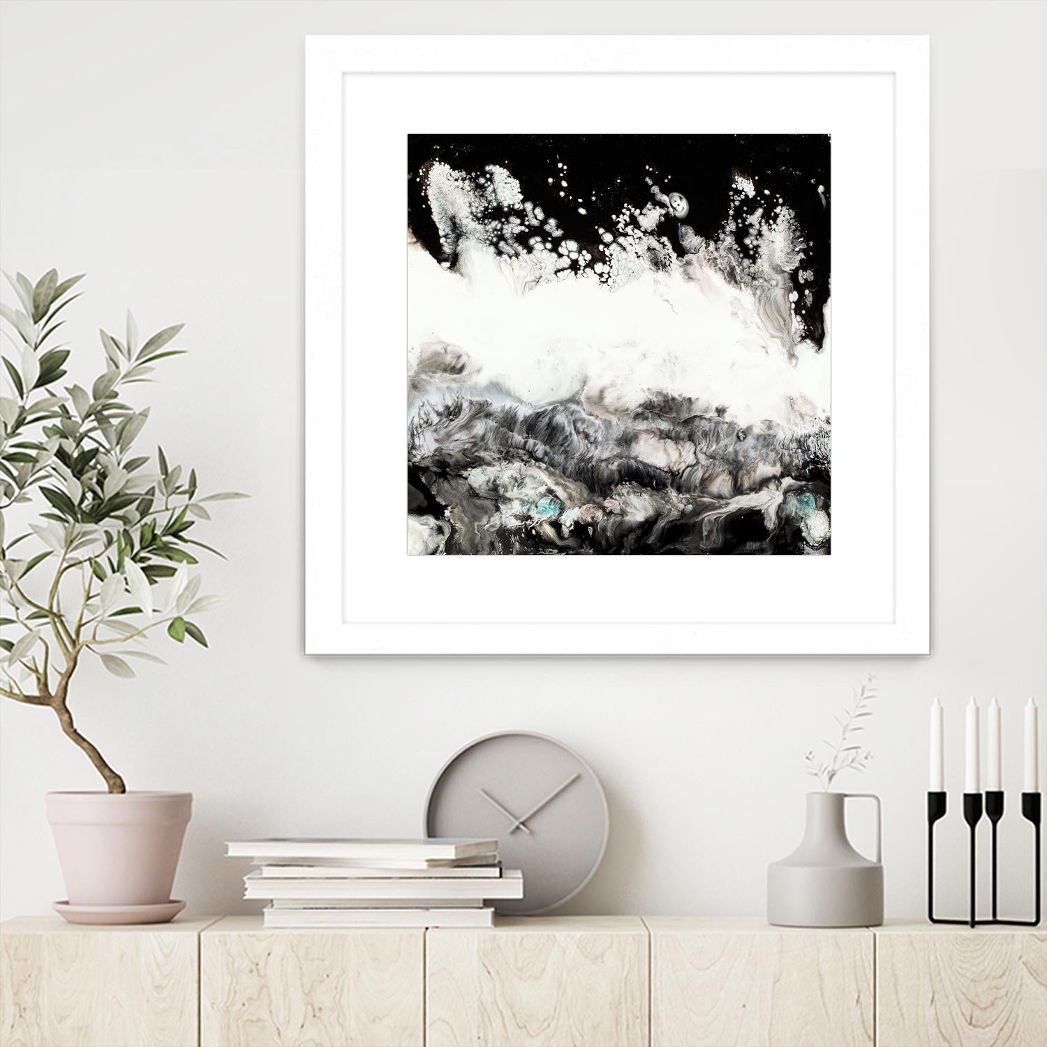 Notions by Corrie LaVelle on GIANT ART - white abstract