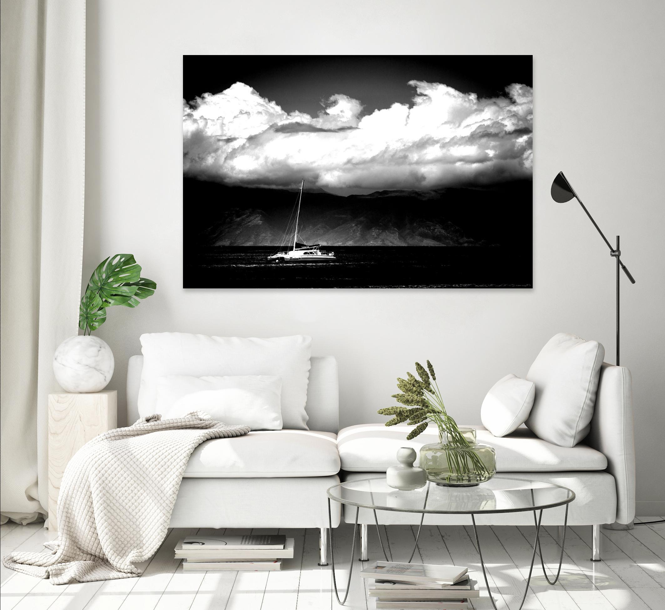 Cotton Skies by Aaron Matheson on GIANT ART - white nautical