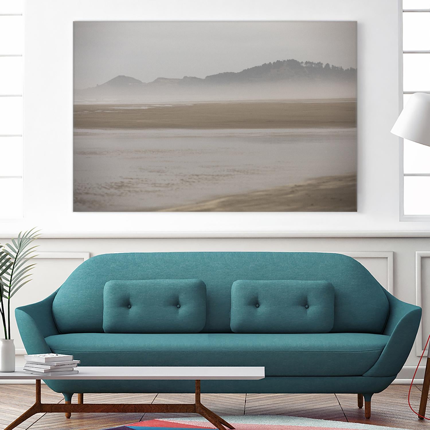 Coastal Mist by Aaron Matheson on GIANT ART - whites & creams coastal