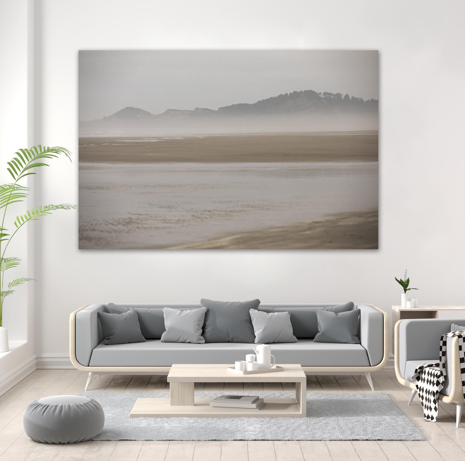 Coastal Mist by Aaron Matheson on GIANT ART - whites & creams coastal