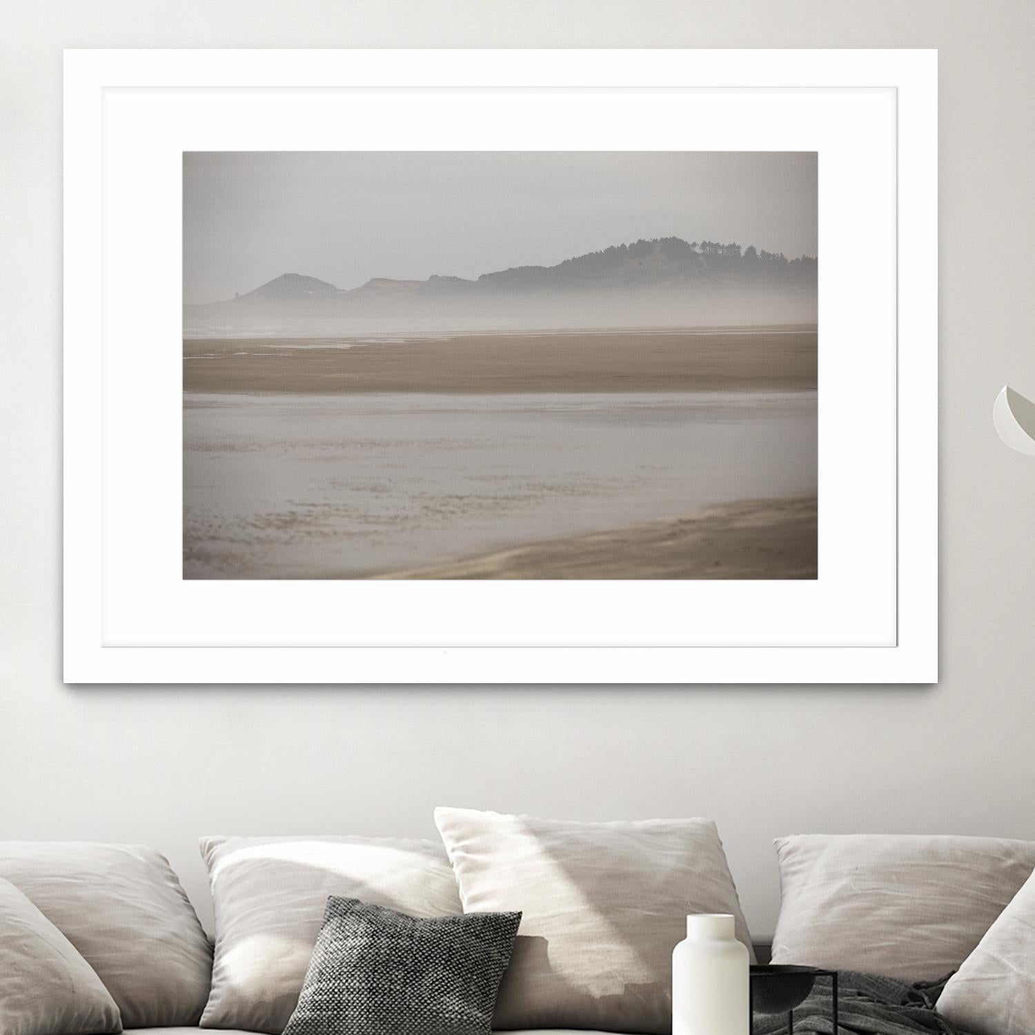 Coastal Mist by Aaron Matheson on GIANT ART - whites & creams coastal