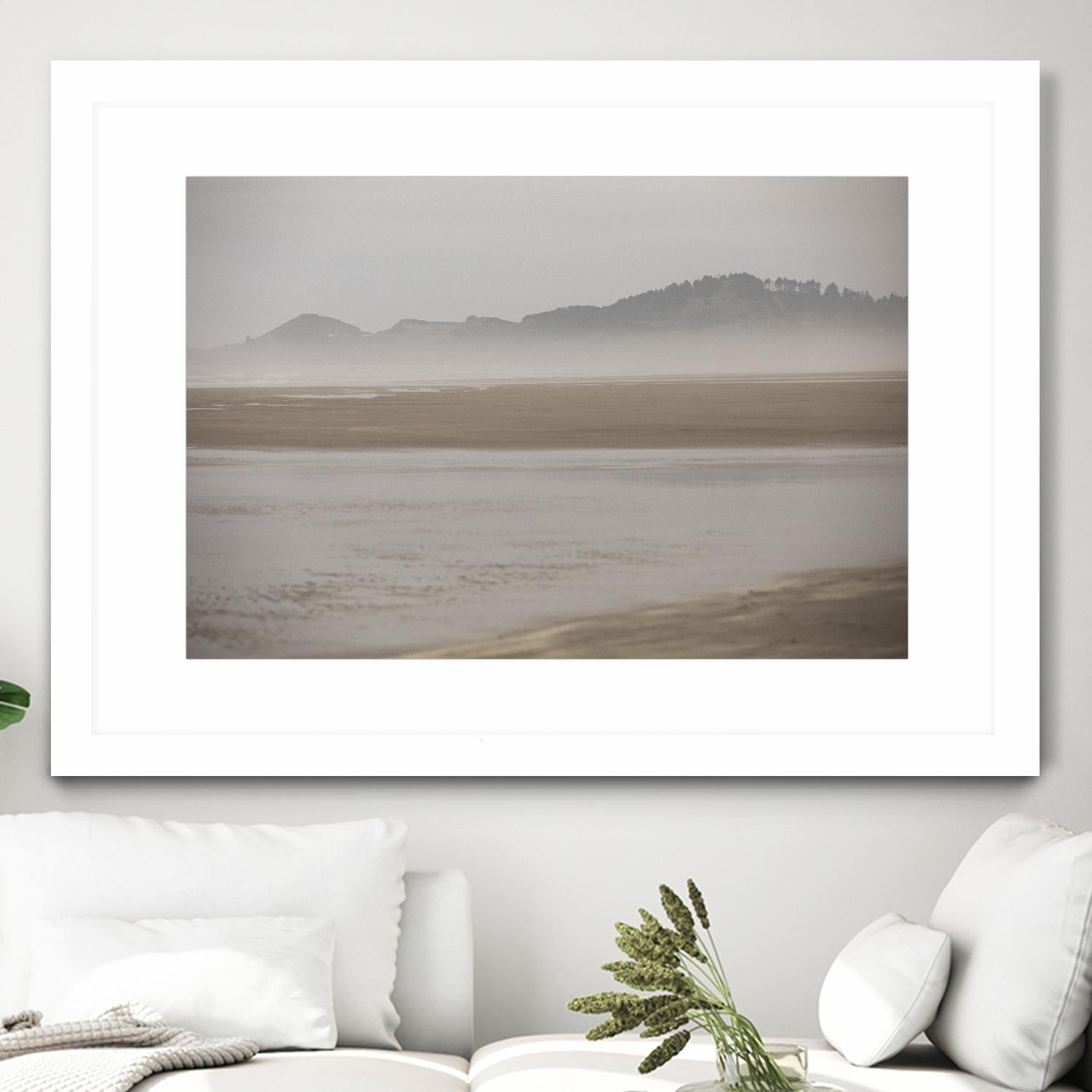 Coastal Mist by Aaron Matheson on GIANT ART - whites & creams coastal