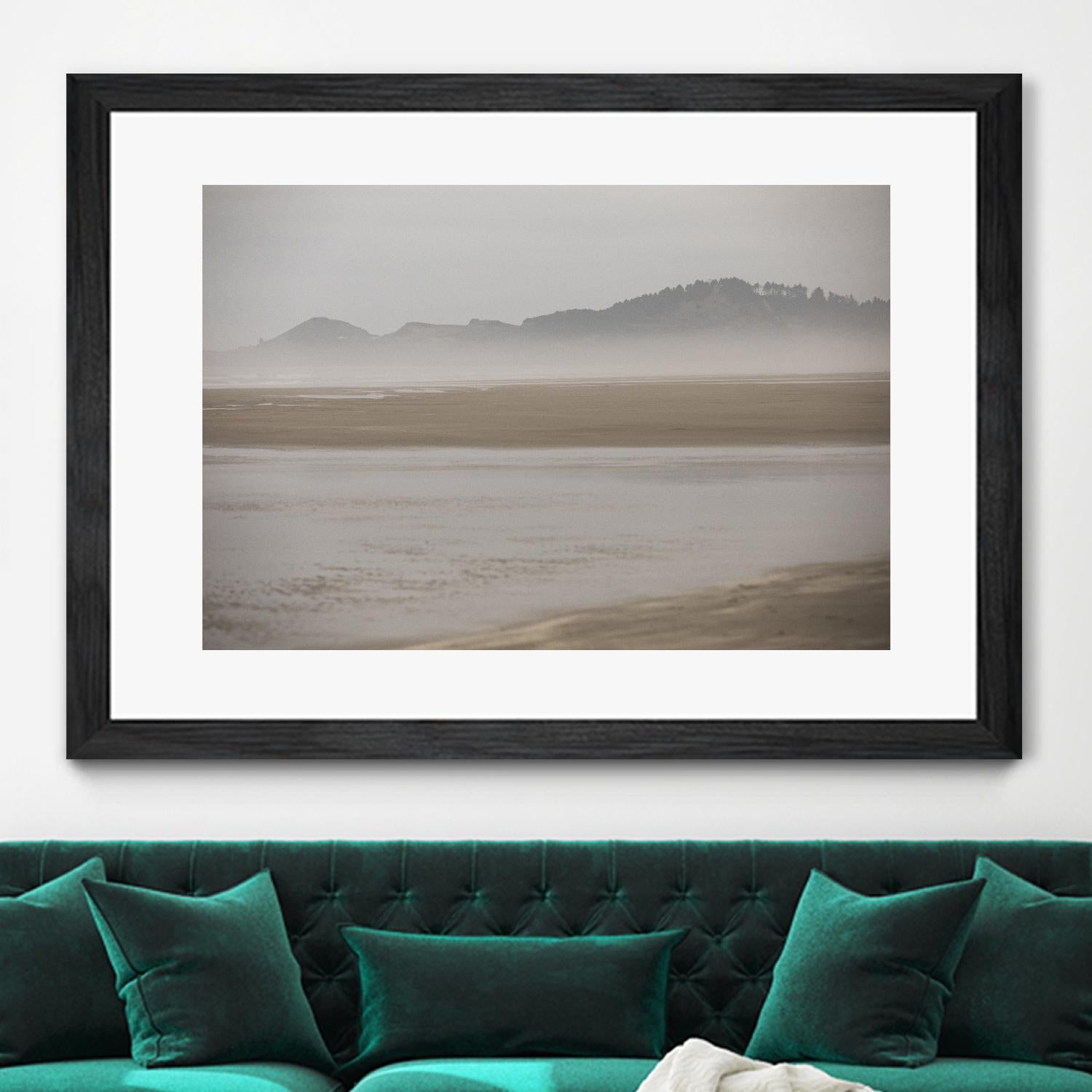 Coastal Mist by Aaron Matheson on GIANT ART - whites & creams coastal