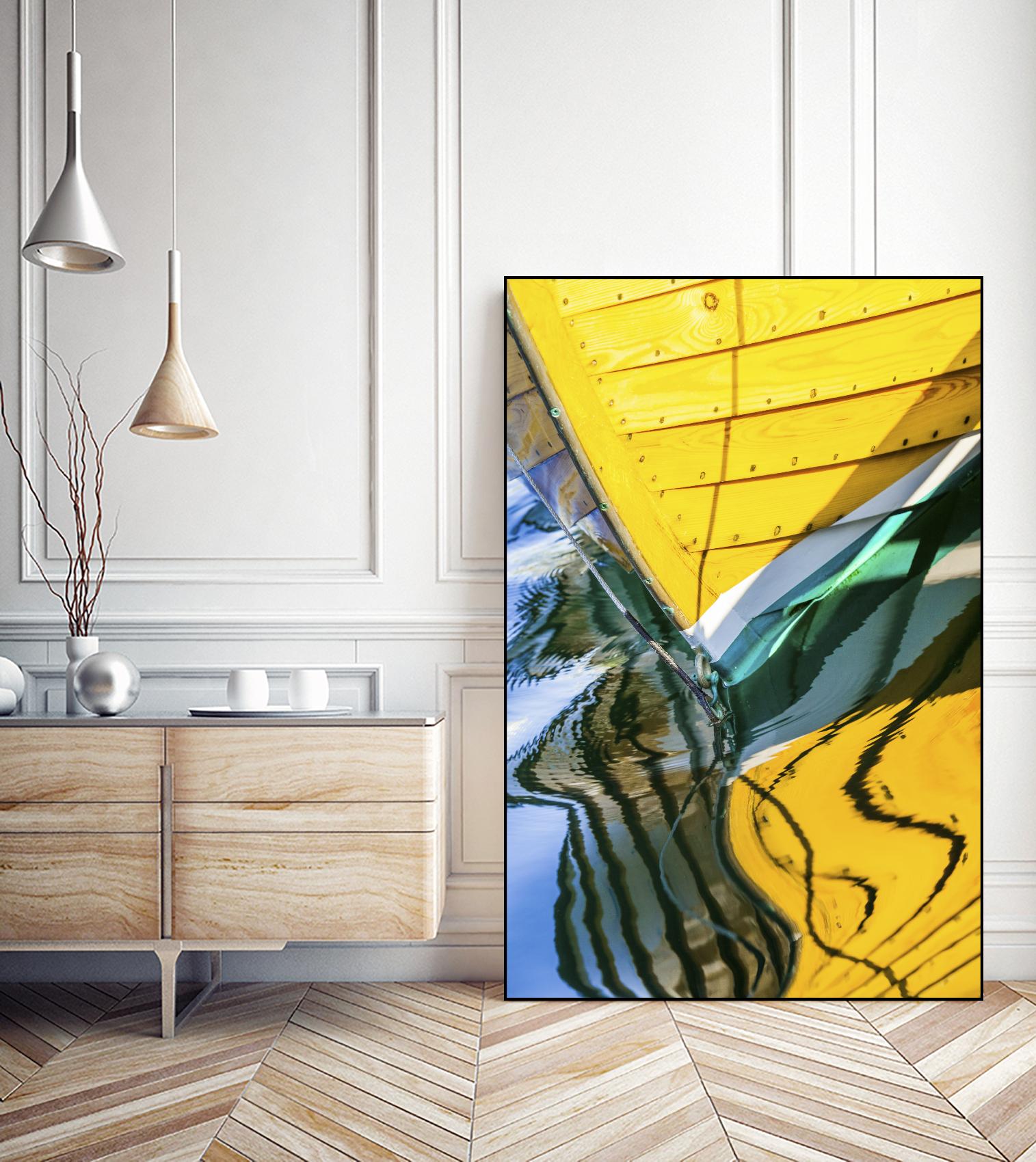 Sunny Yellow Days by Melissa McClain on GIANT ART - blue photo art