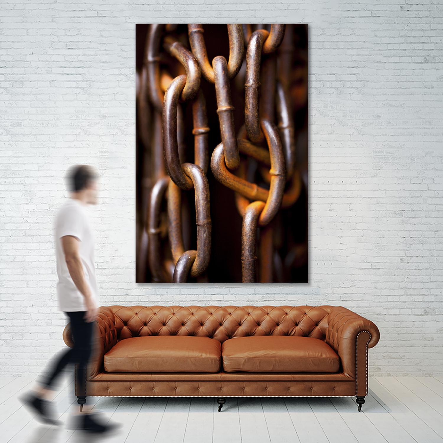 In Chains by Melissa McClain on GIANT ART - rust photo art