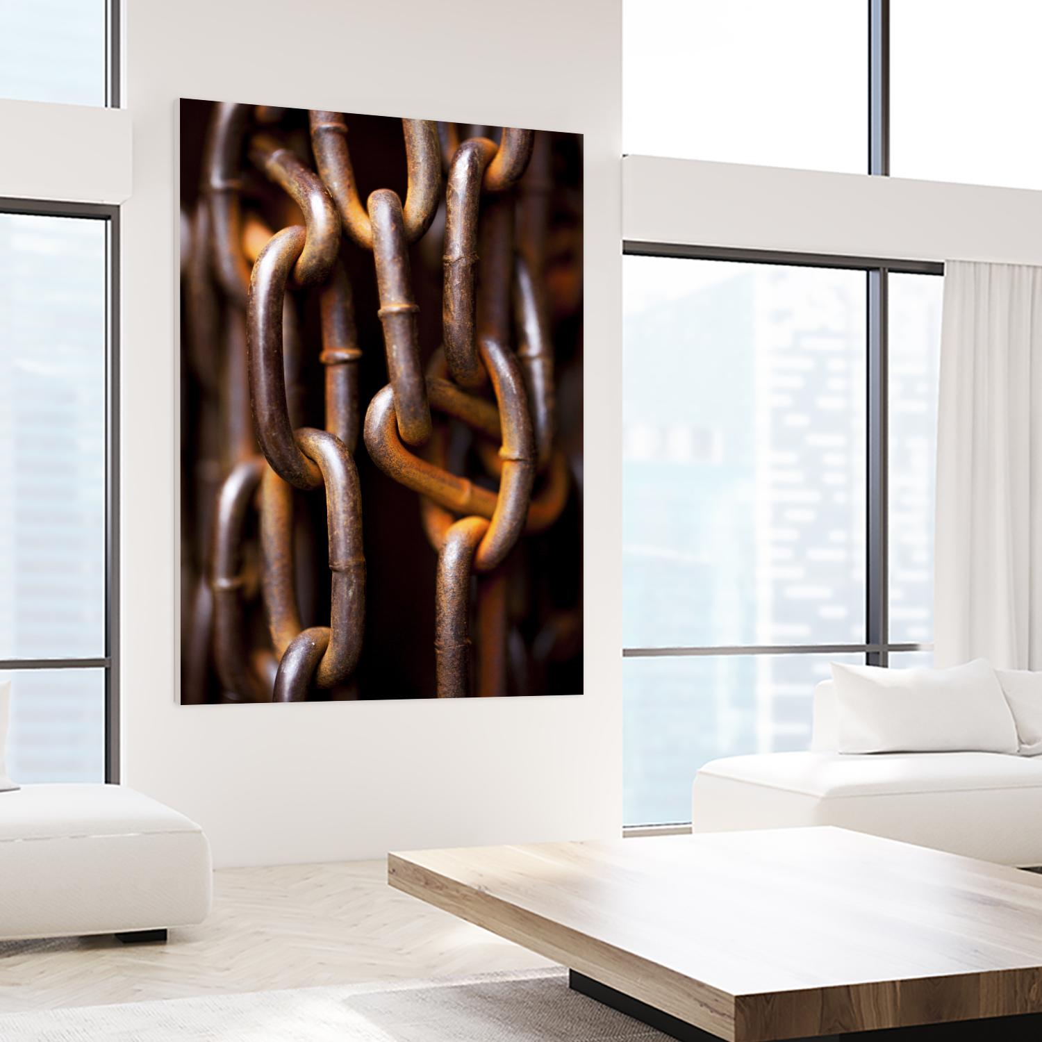 In Chains by Melissa McClain on GIANT ART - rust photo art