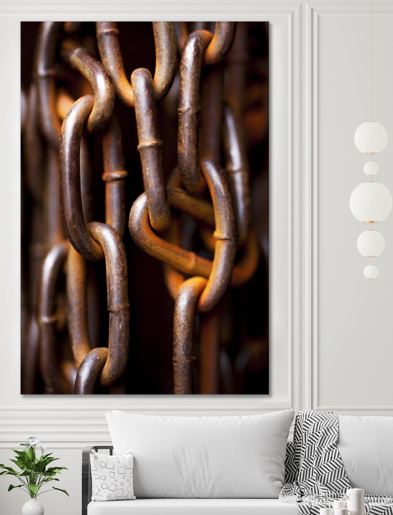 In Chains by Melissa McClain on GIANT ART - rust photo art