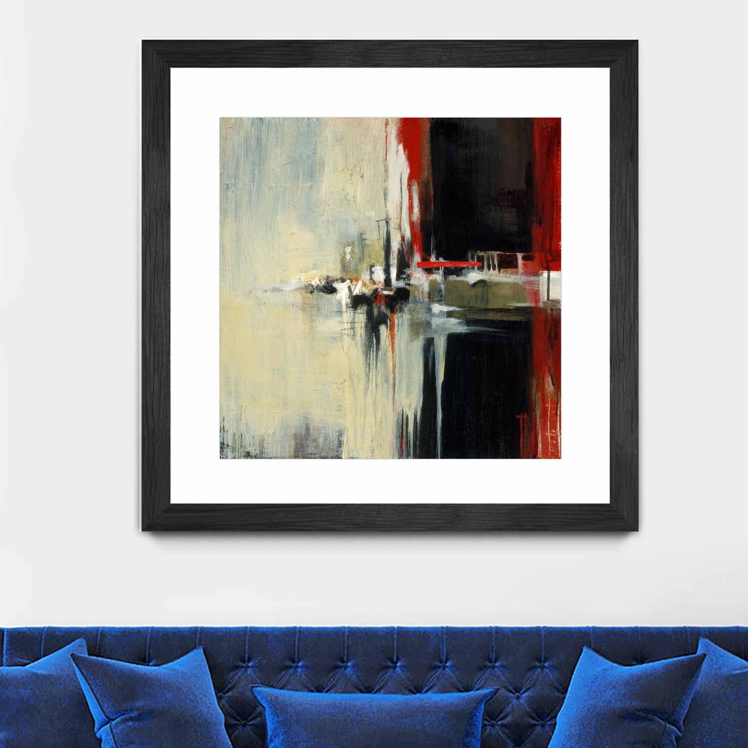 In the Reflexion by Terri Burris on GIANT ART - black abstract