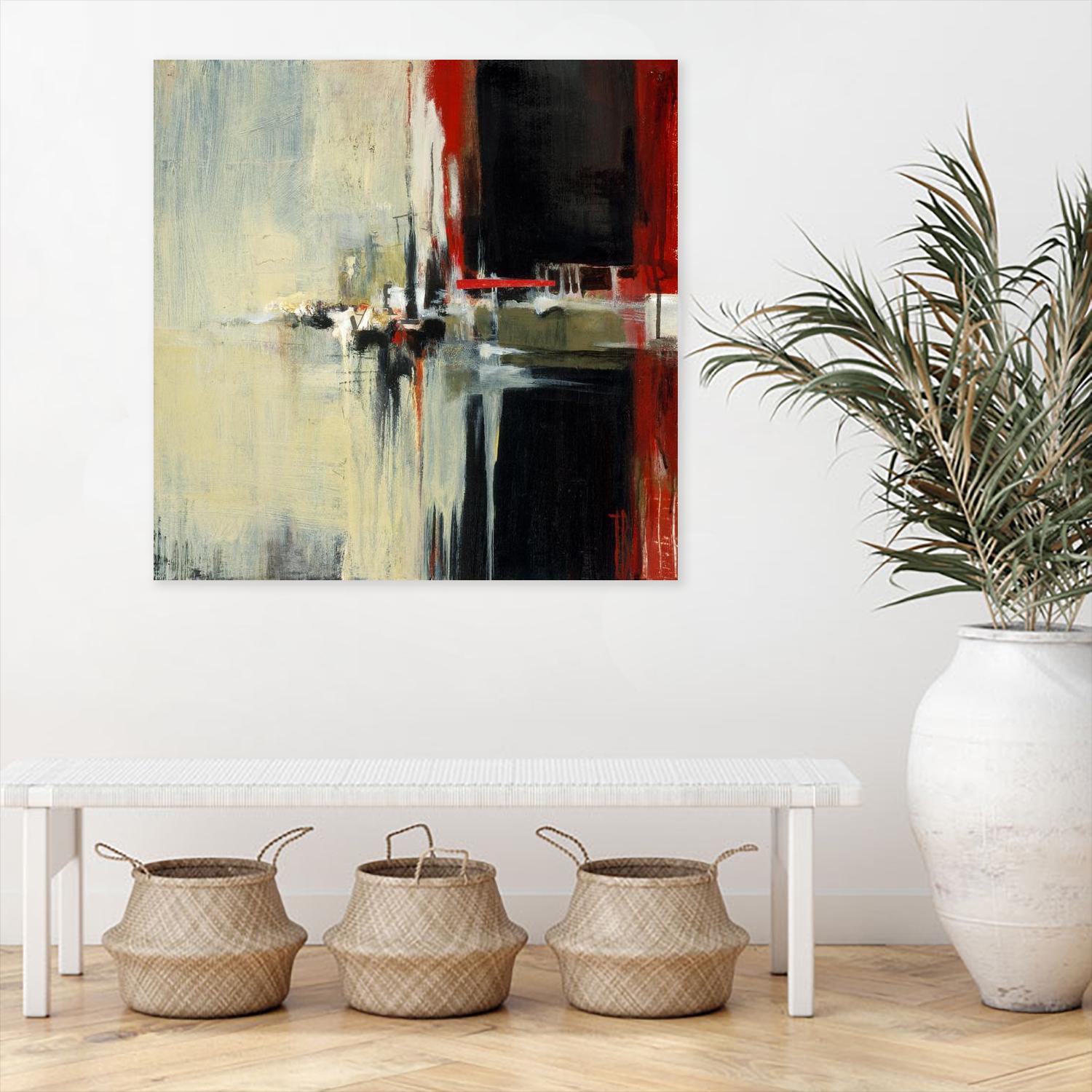 In the Reflexion by Terri Burris on GIANT ART - black abstract