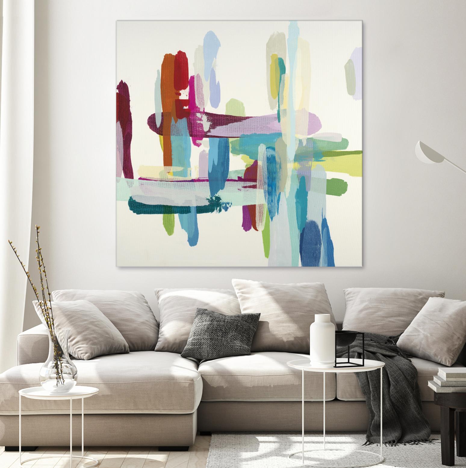 Daydreaming by Randy Hibberd on GIANT ART - purple abstract