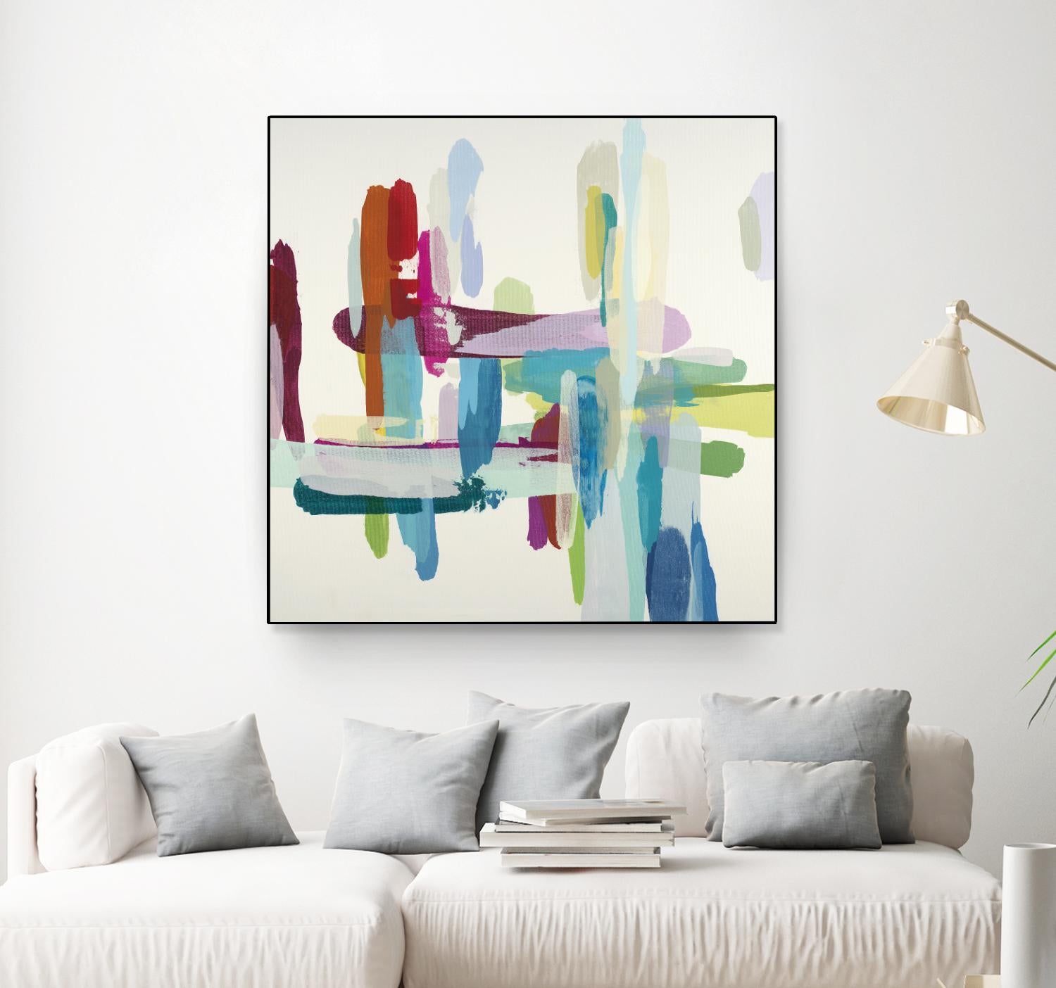 Daydreaming by Randy Hibberd on GIANT ART - purple abstract