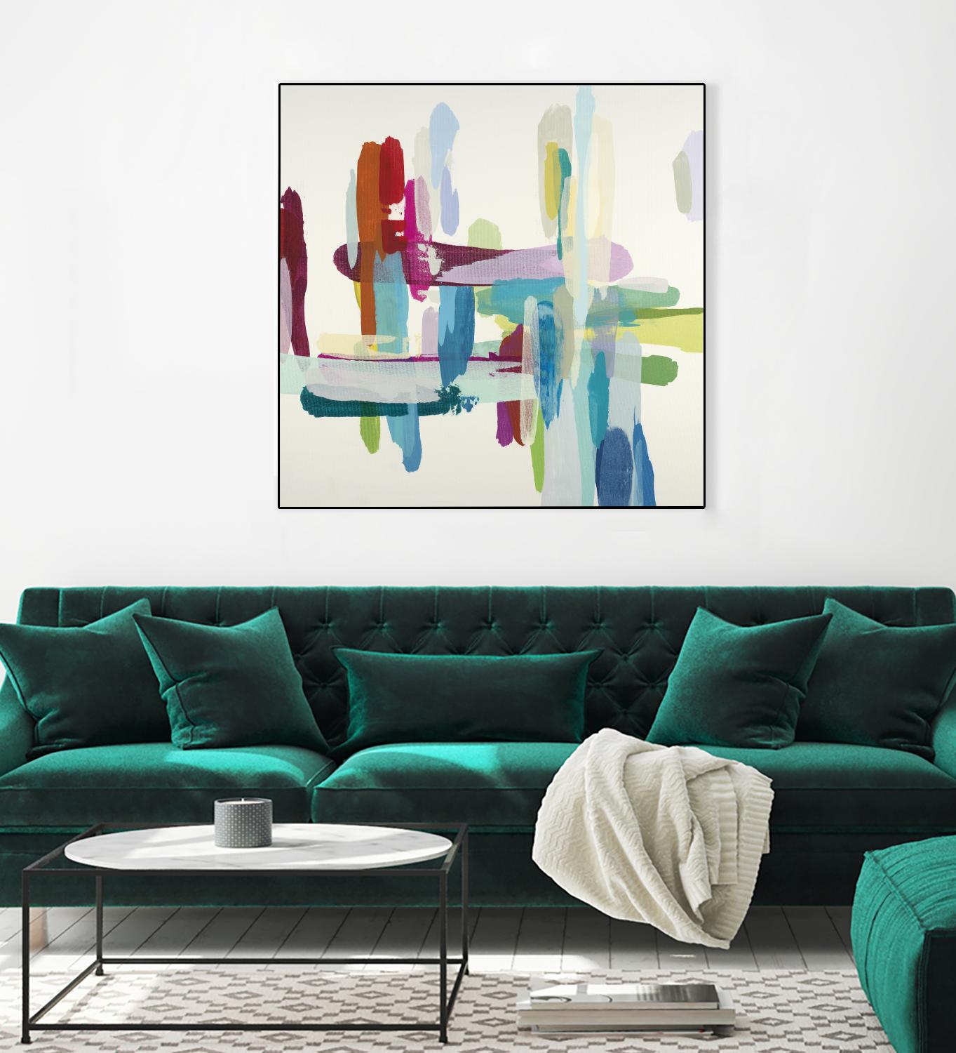 Daydreaming by Randy Hibberd on GIANT ART - purple abstract