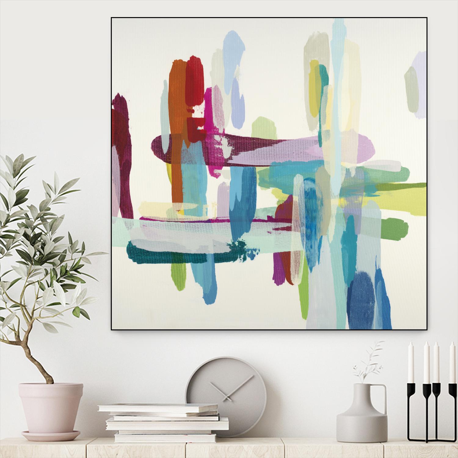 Daydreaming by Randy Hibberd on GIANT ART - purple abstract