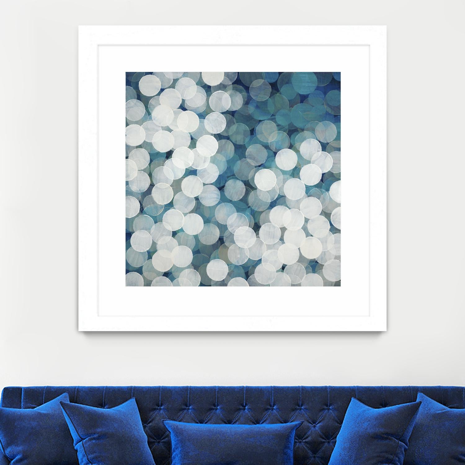 Head in the Clouds by Liz Jardine on GIANT ART - white abstract