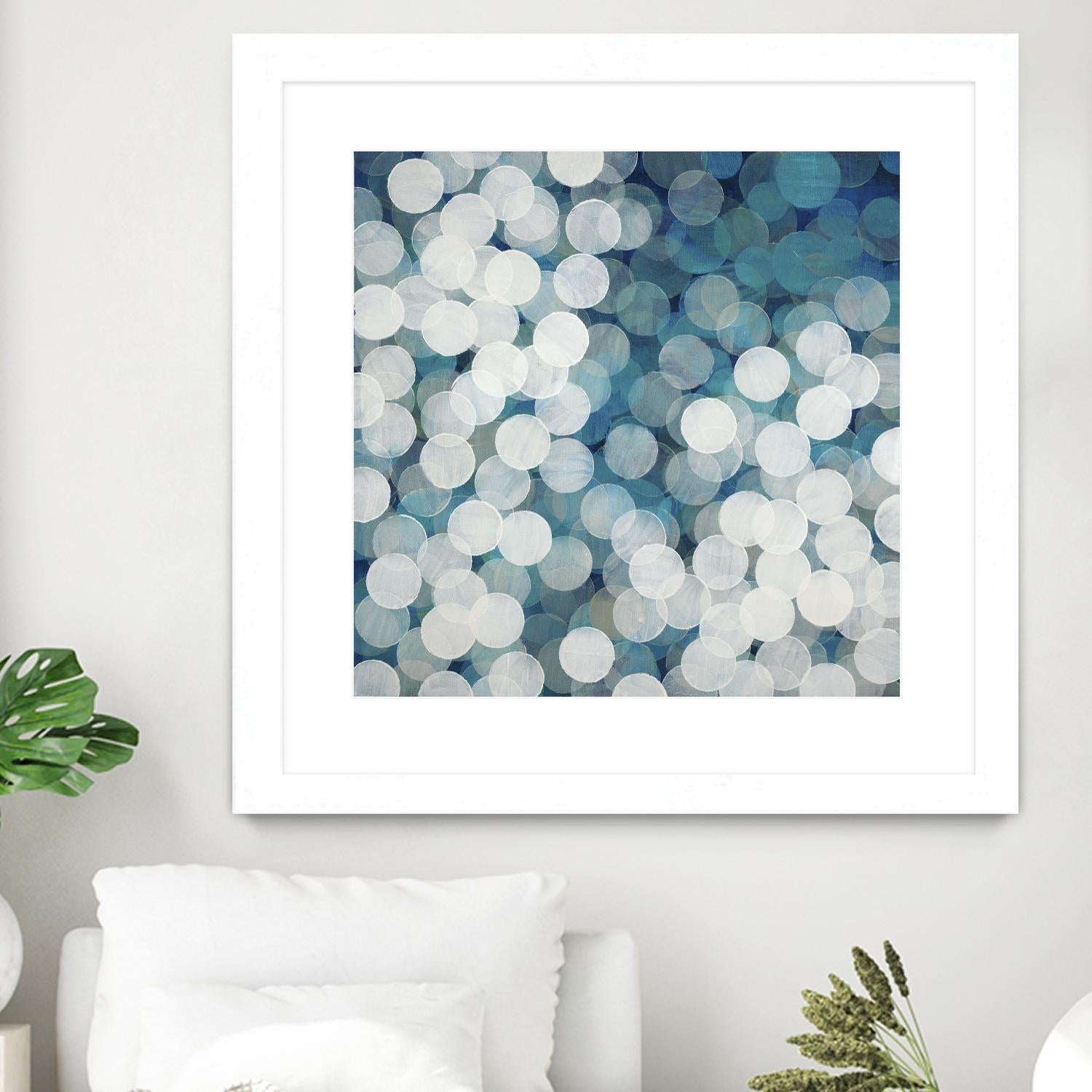 Head in the Clouds by Liz Jardine on GIANT ART - white abstract