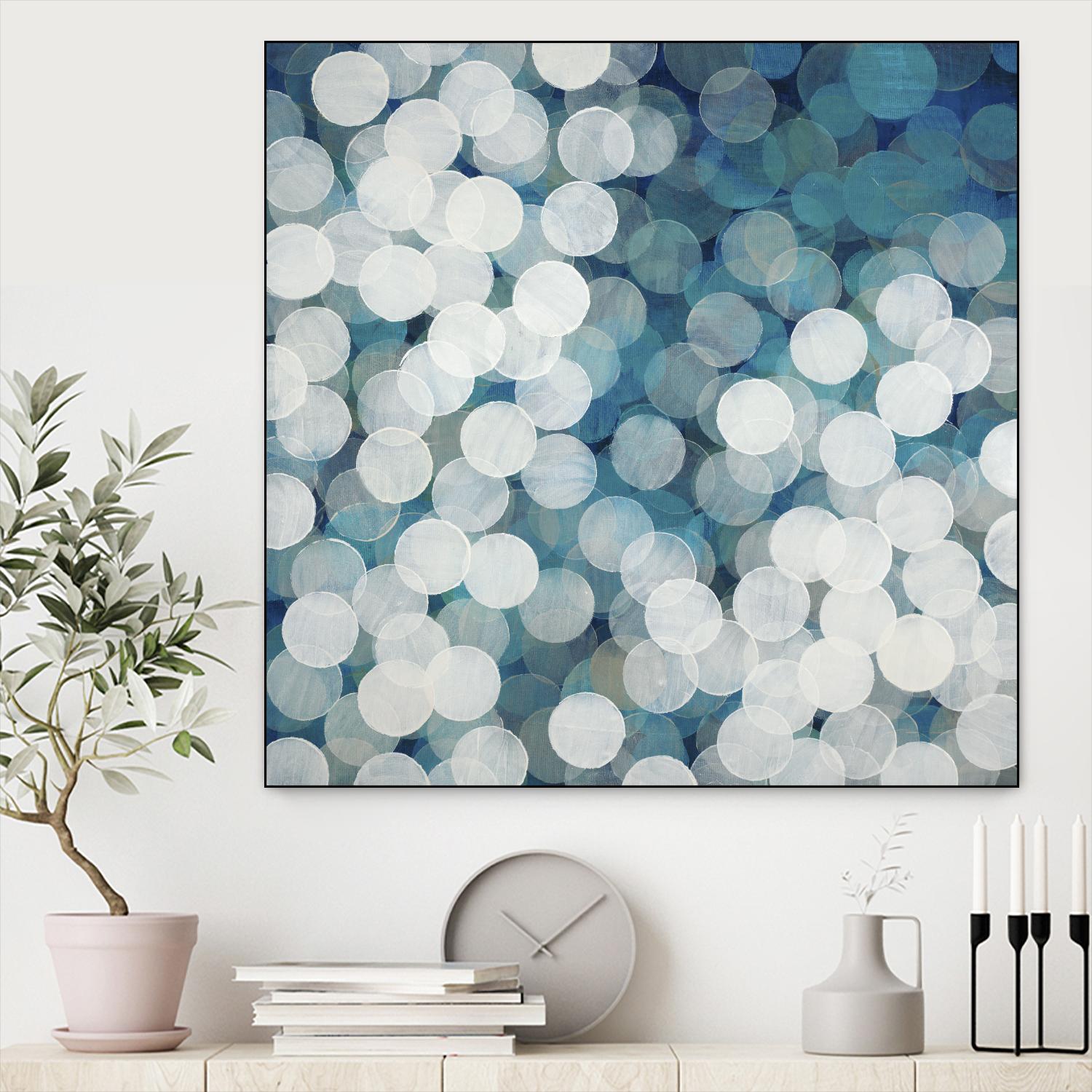 Head in the Clouds by Liz Jardine on GIANT ART - white abstract