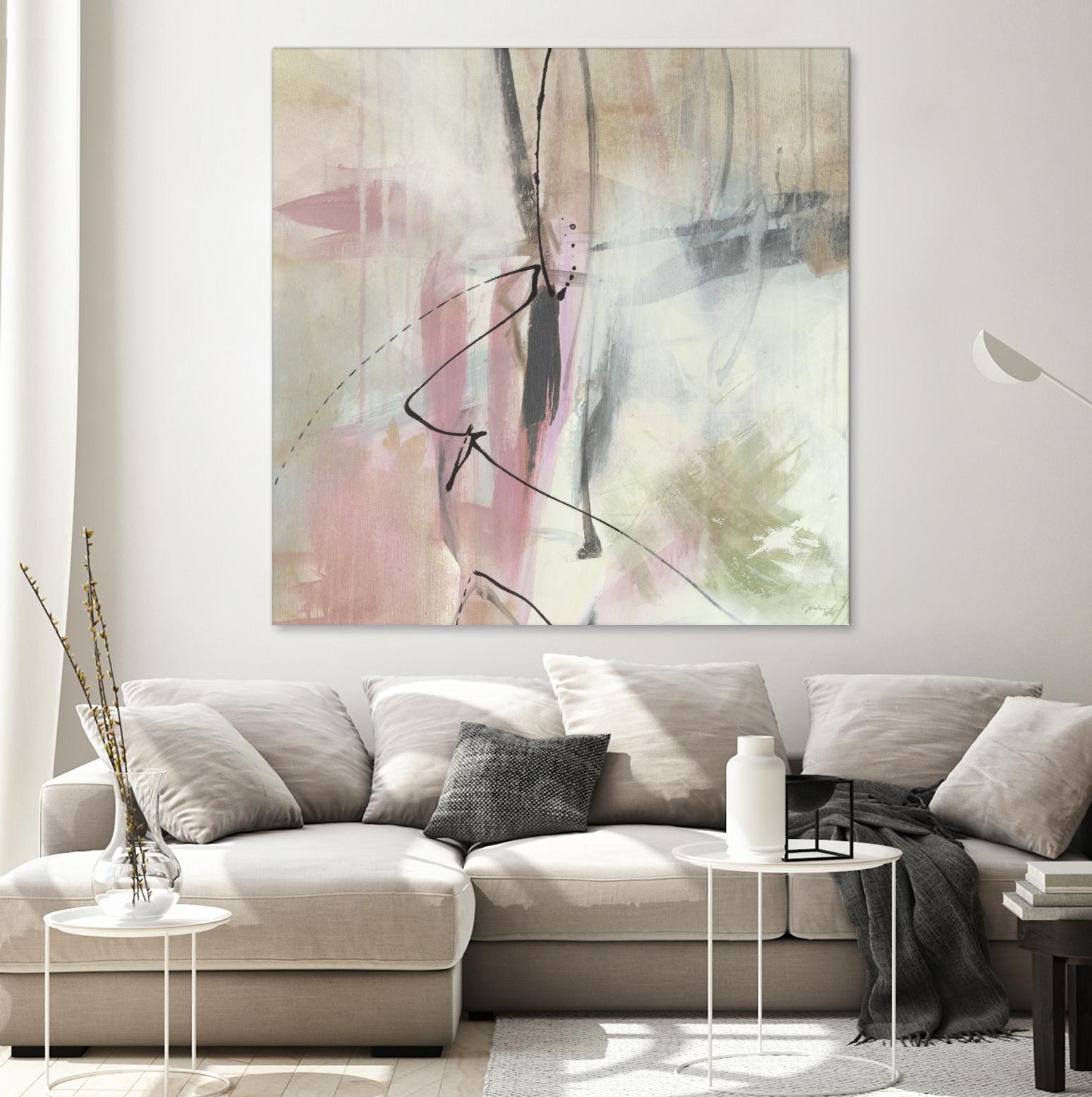 A la mode by Liz Jardine on GIANT ART - beige abstract