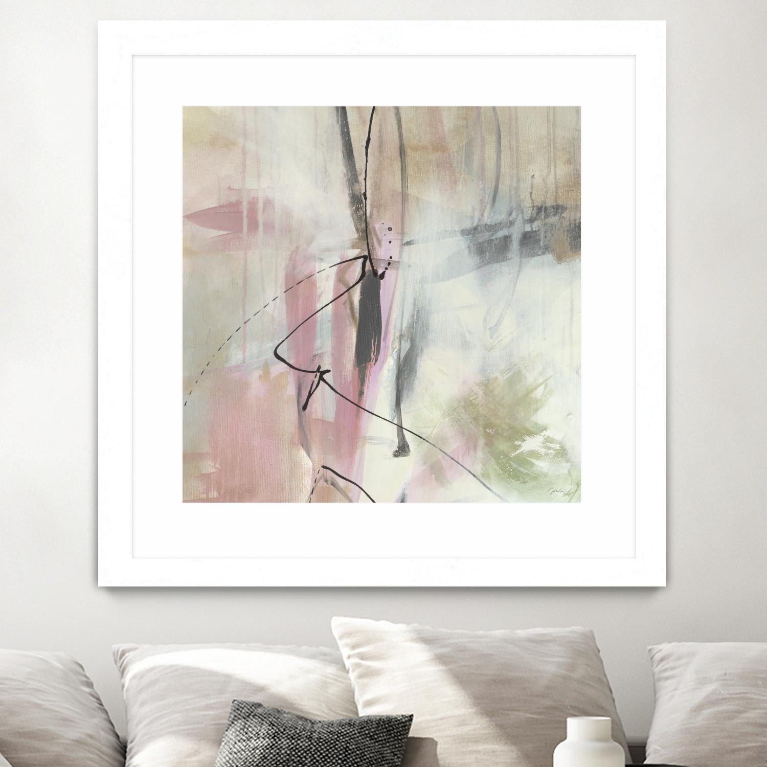A la mode by Liz Jardine on GIANT ART - beige abstract