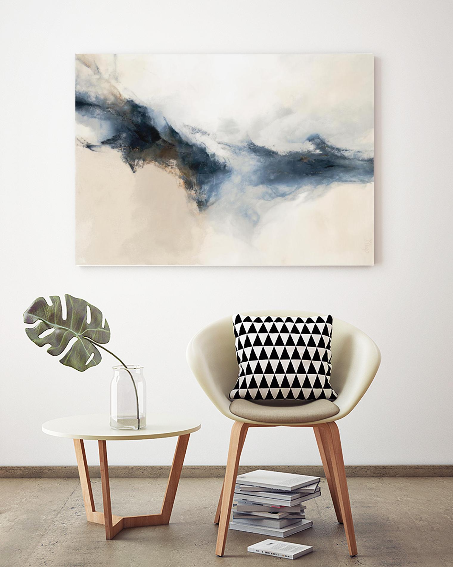 TERRA NOVA by DINA DARGO on GIANT ART - gray abstract abstract