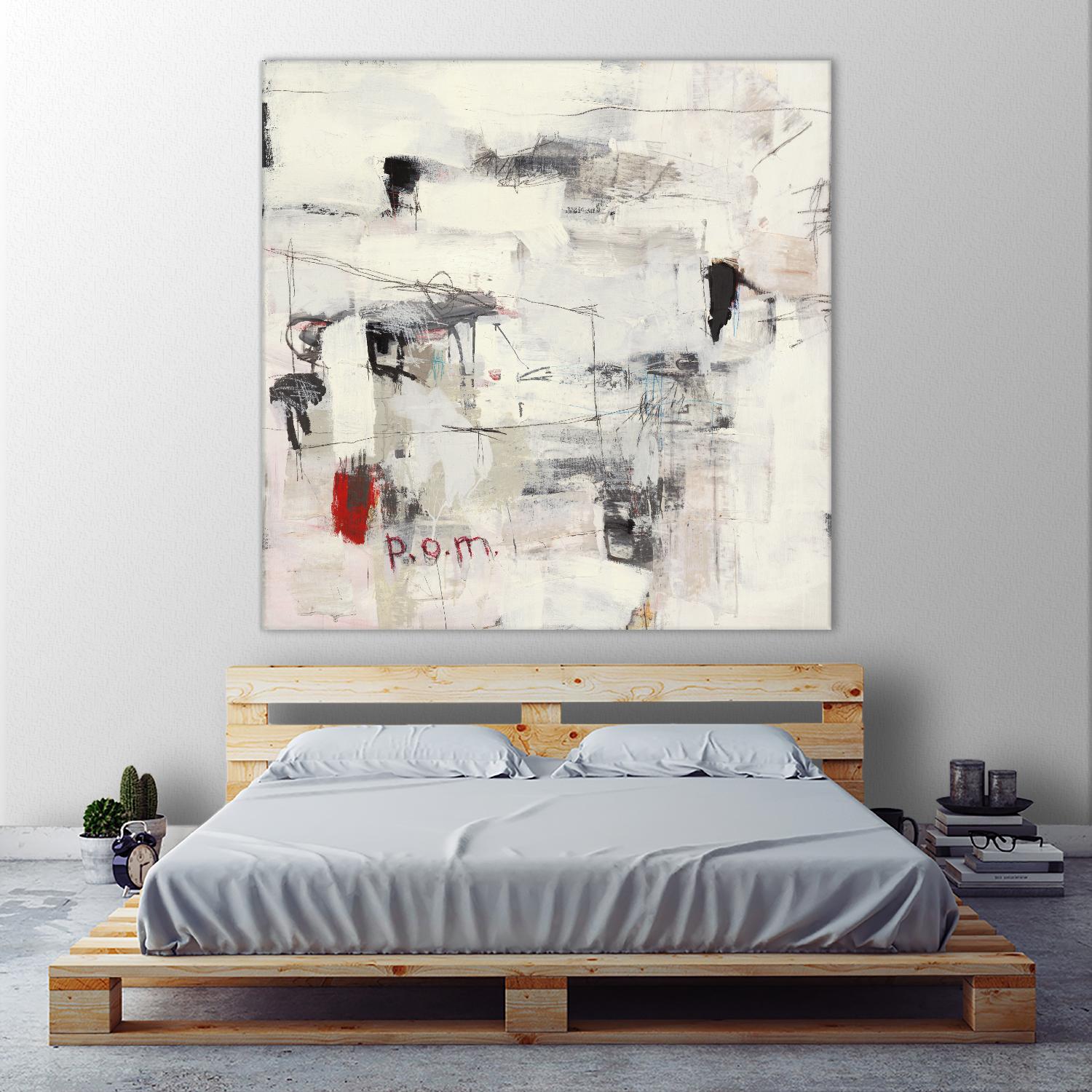 Piece Of Mind by Brent Foreman on GIANT ART - whites & creams abstract