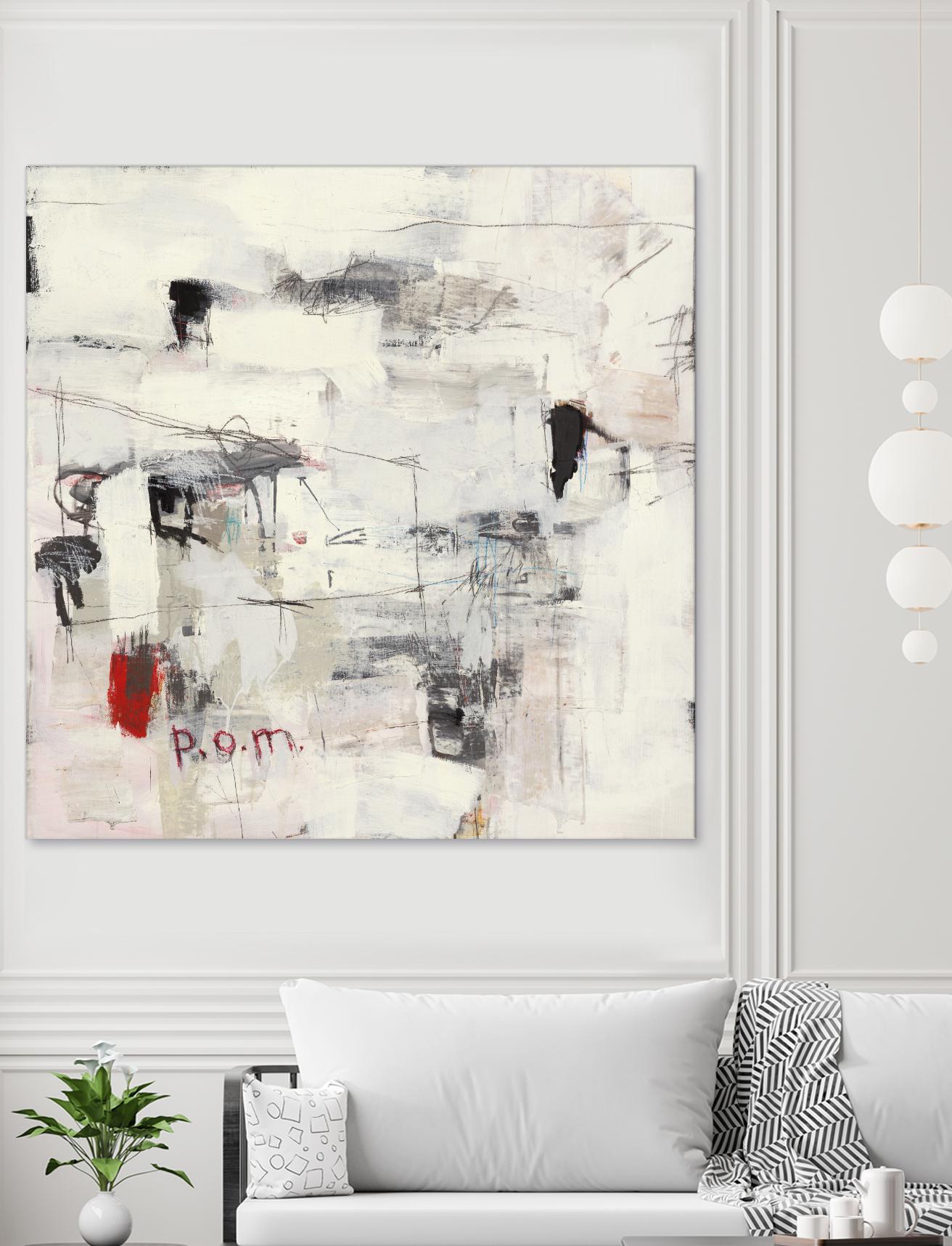 Piece Of Mind by Brent Foreman on GIANT ART - whites & creams abstract