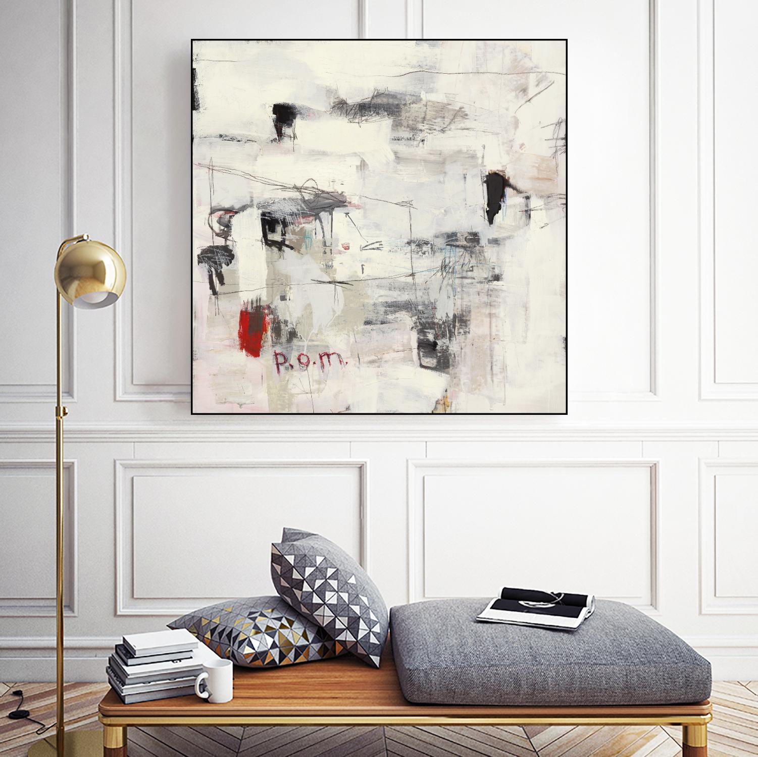 Piece Of Mind by Brent Foreman on GIANT ART - whites & creams abstract