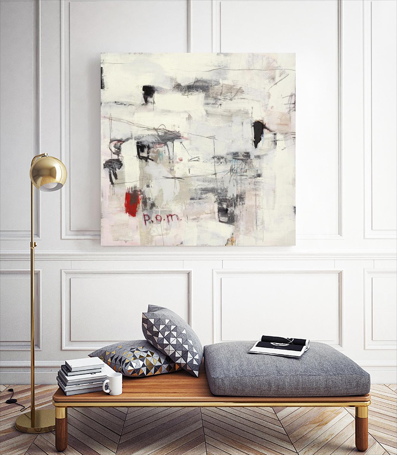 Piece Of Mind by Brent Foreman on GIANT ART - whites & creams abstract